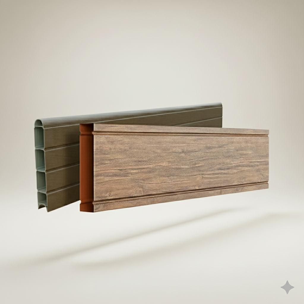 Gard din oțel cu aspect de lemn – Alternativa durabilă la WPC