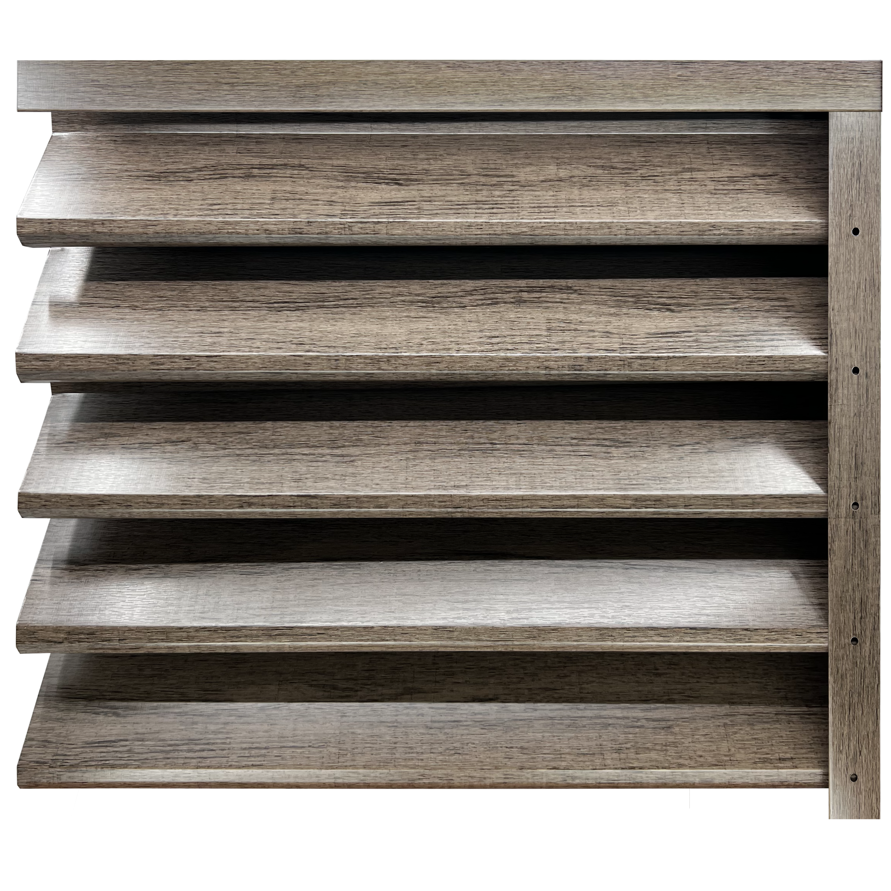 Prim-plan al modelului SIGMA Gard Jaluzele cu finisaj de Imitație Lemn DUBLU în culoare Mesteacăn Dublu, disponibil pe www.jaluzelegard.ro, fabricat de Top Profil Sistem.