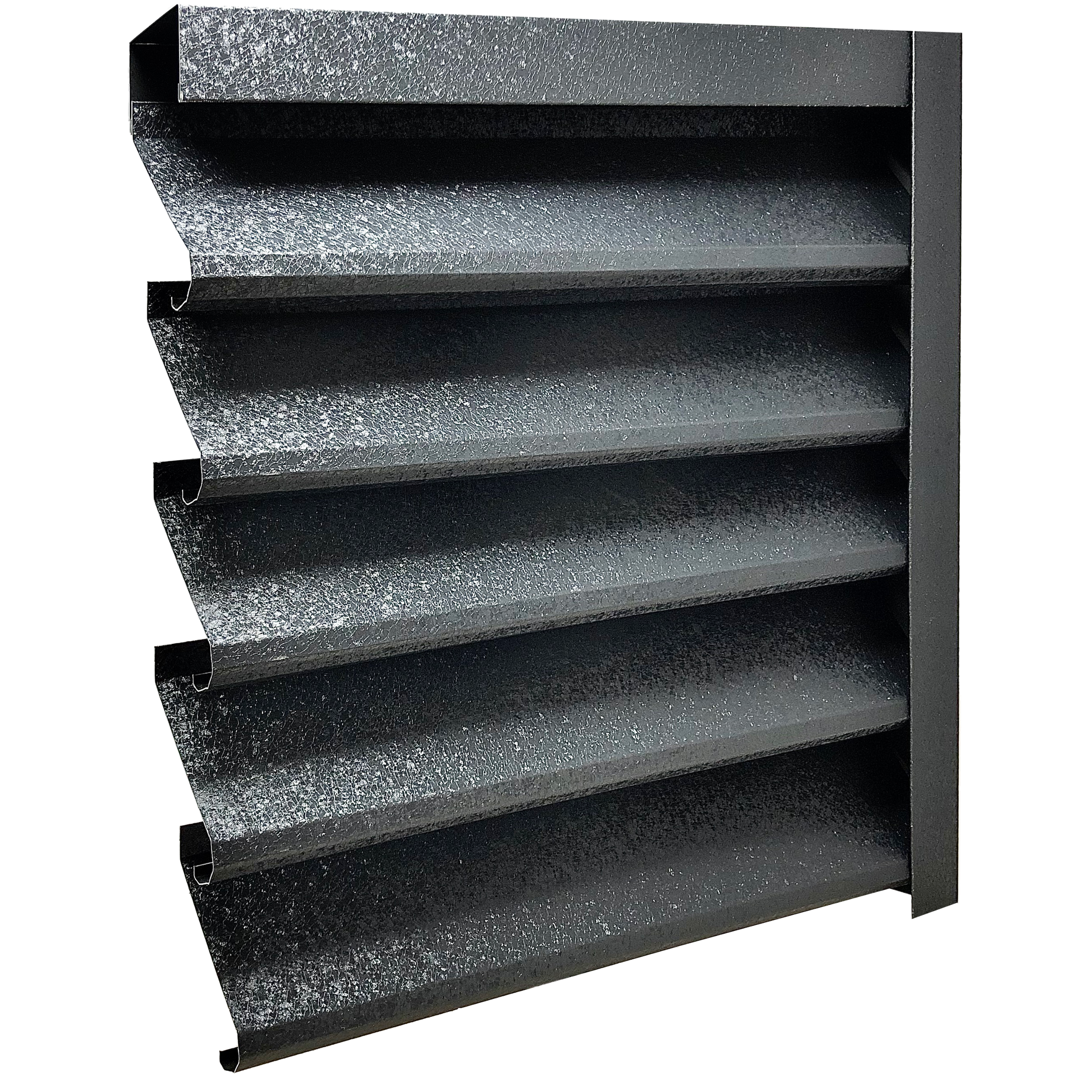 Prim-plan al modelului SIGMA Gard Jaluzele cu finisaj de Hi-Mat în culoare Gri Perlat RAL 7024, disponibil pe www.jaluzelegard.ro, fabricat de Top Profil Sistem.