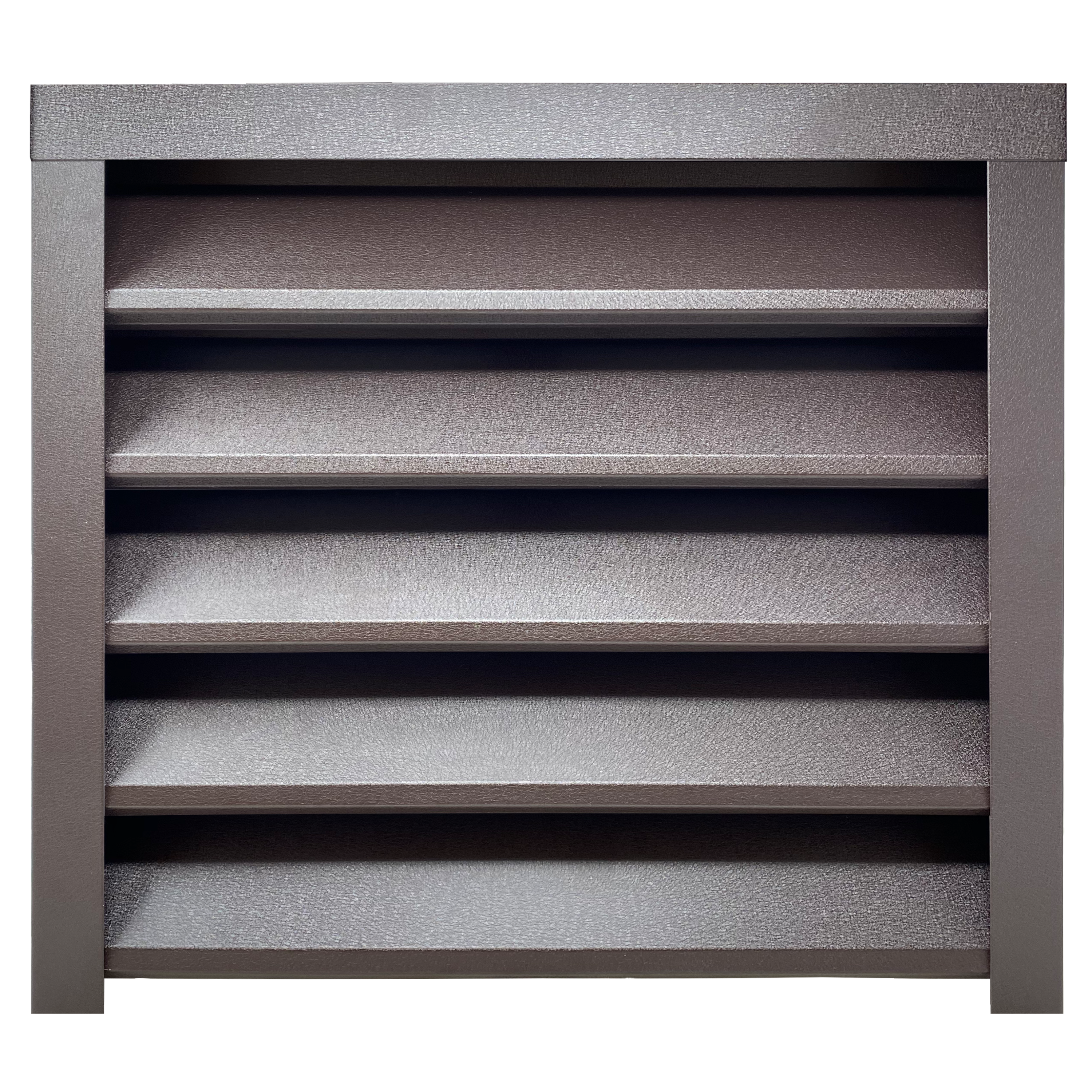 Prim-plan al modelului SIGMA Gard Jaluzele cu finisaj de Mat în culoare Maro Espresso RAL 8019, disponibil pe www.jaluzelegard.ro, fabricat de Top Profil Sistem.
