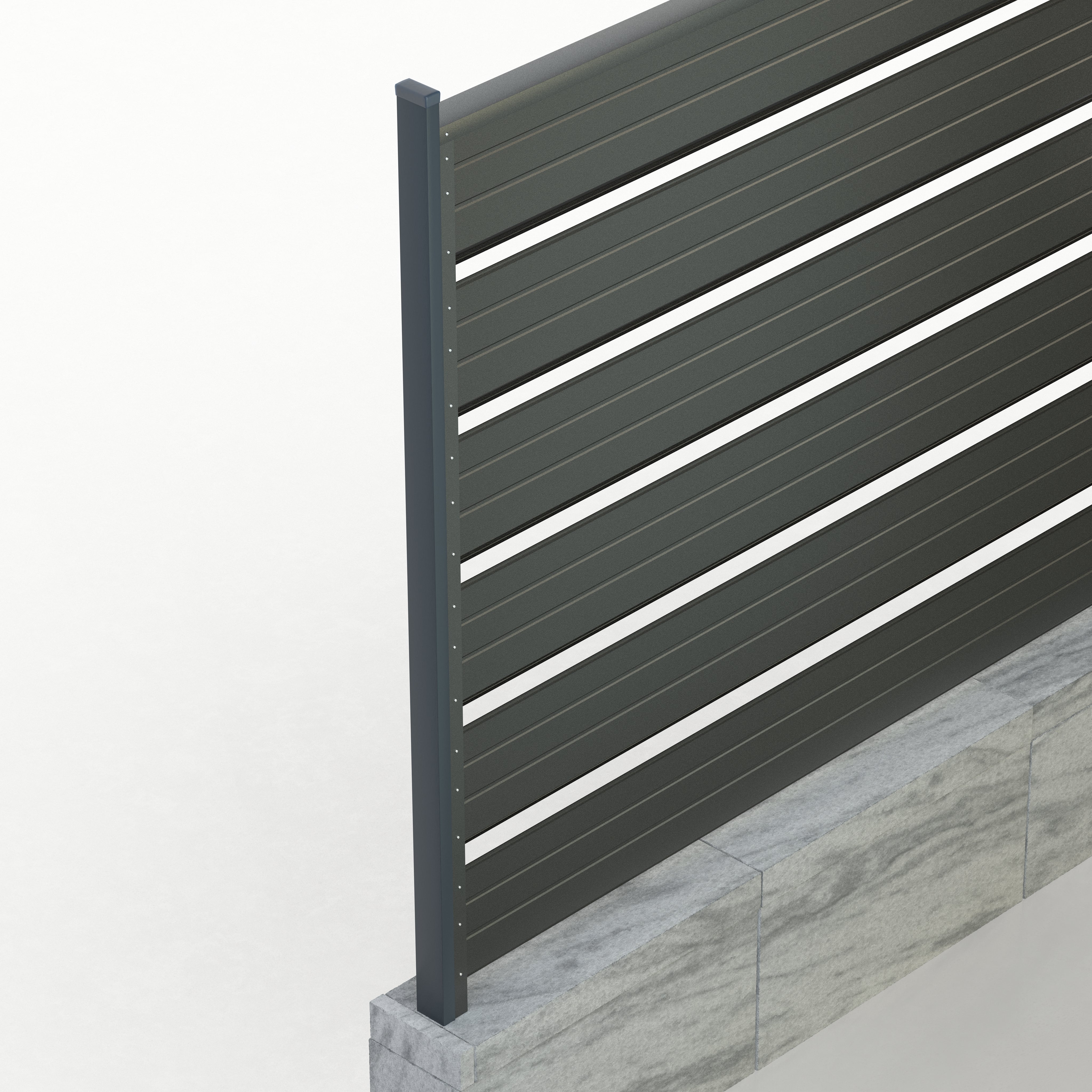 Gard Jaluzele Atlas | Gri Perlat RAL 7024