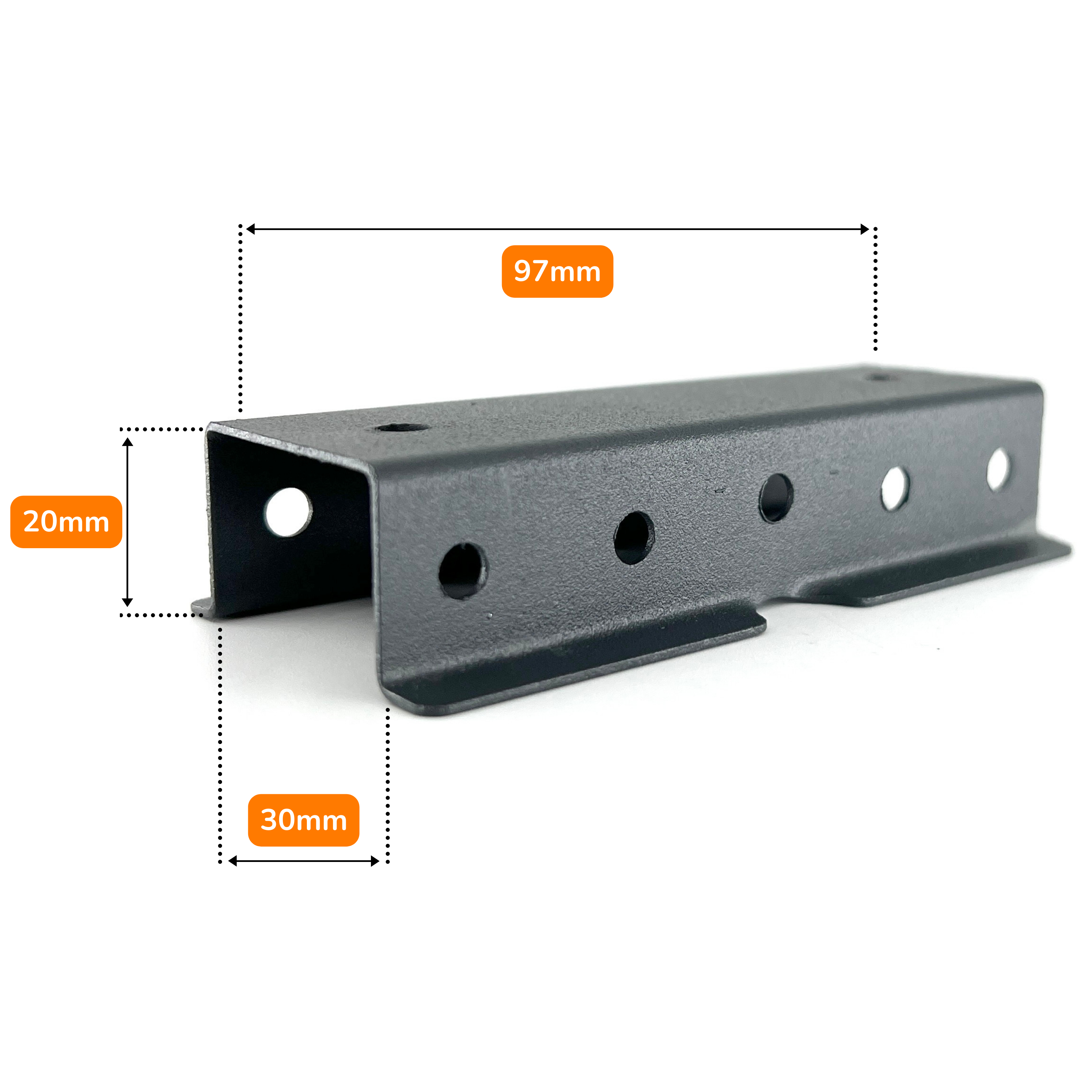 Graphite Gray Pipe Extender