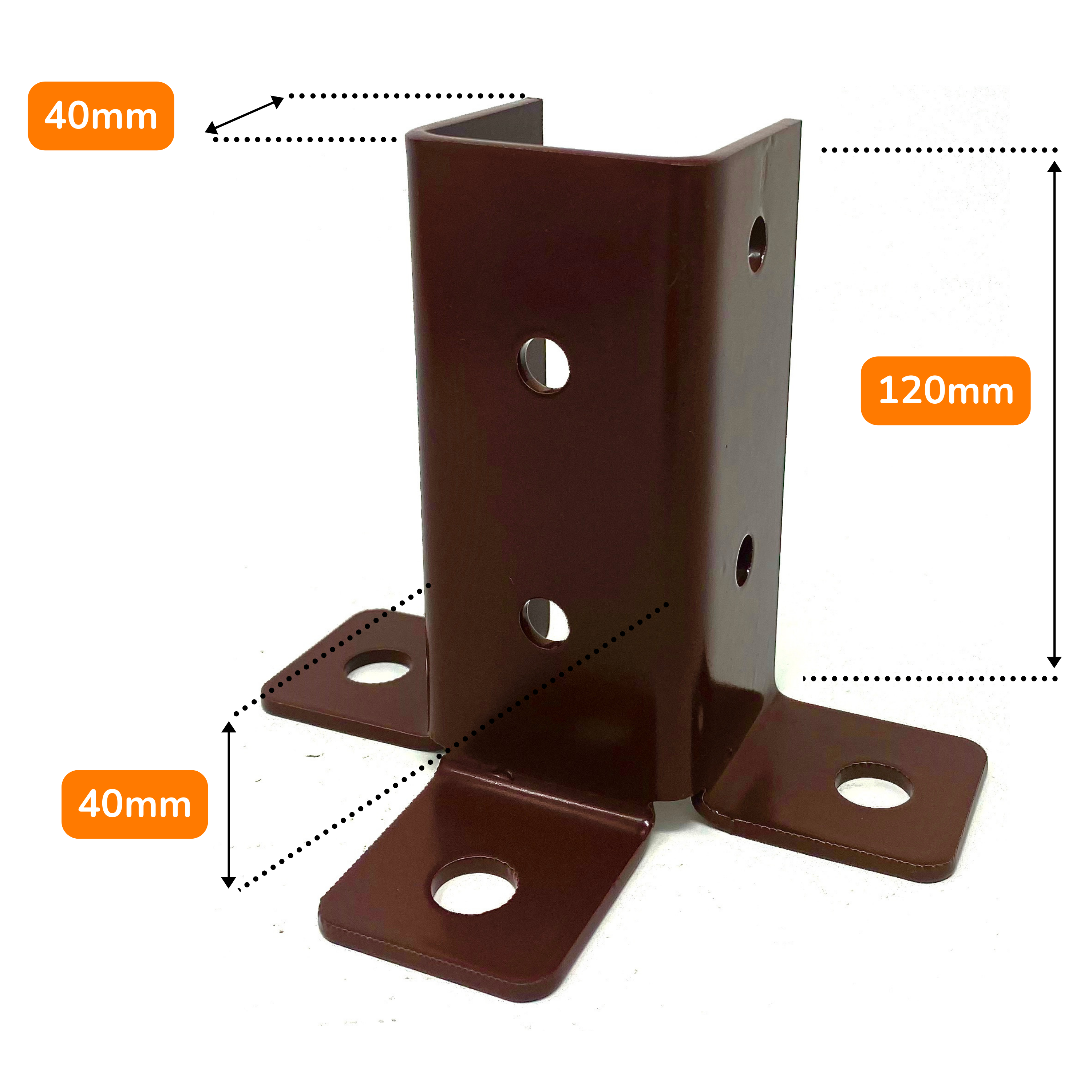 Brown Post Support