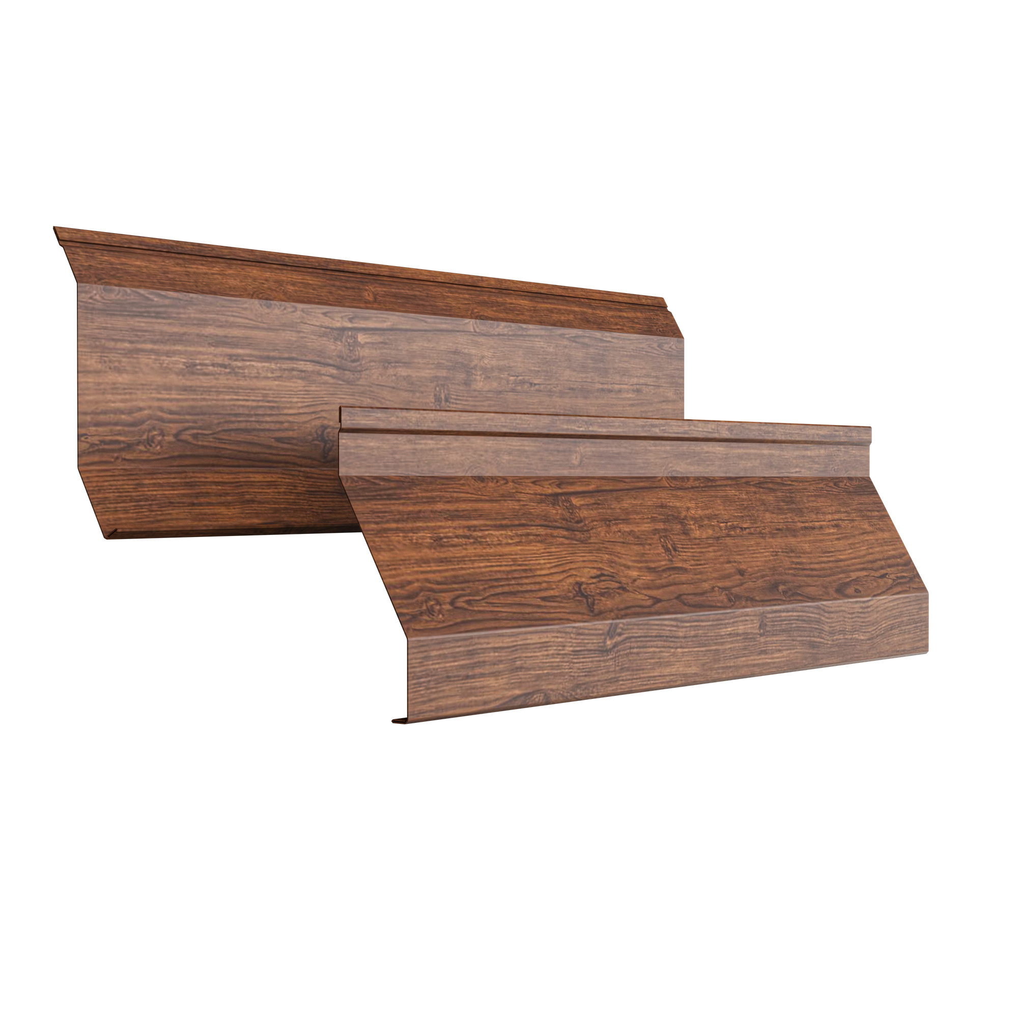 Atlas Louver Fence | Double Mahogany