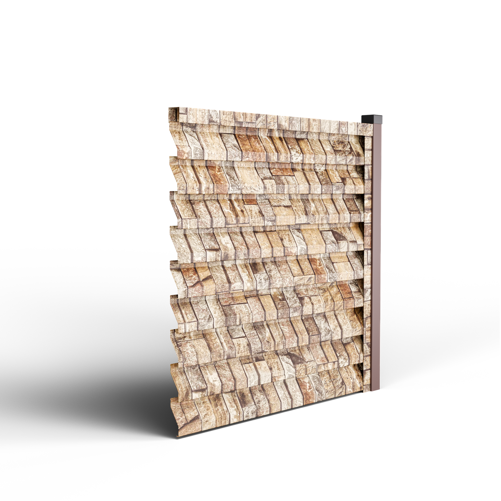 Atlas Louver Fence | Granite Wall