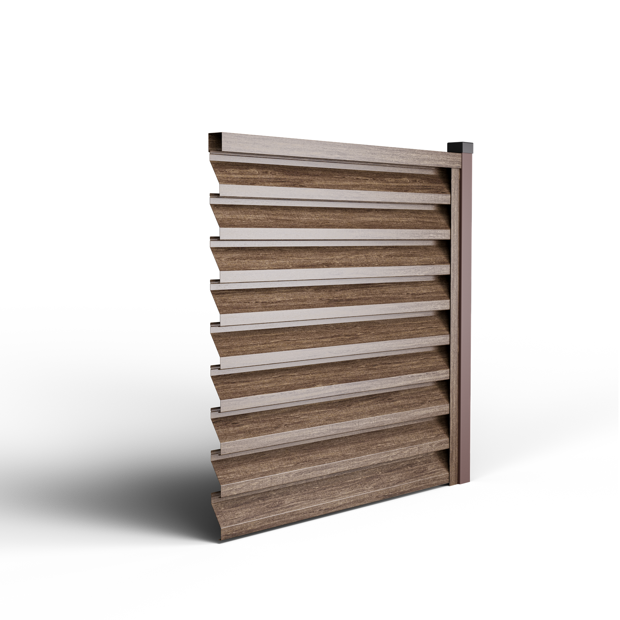 Atlas Louver Fence | Birch