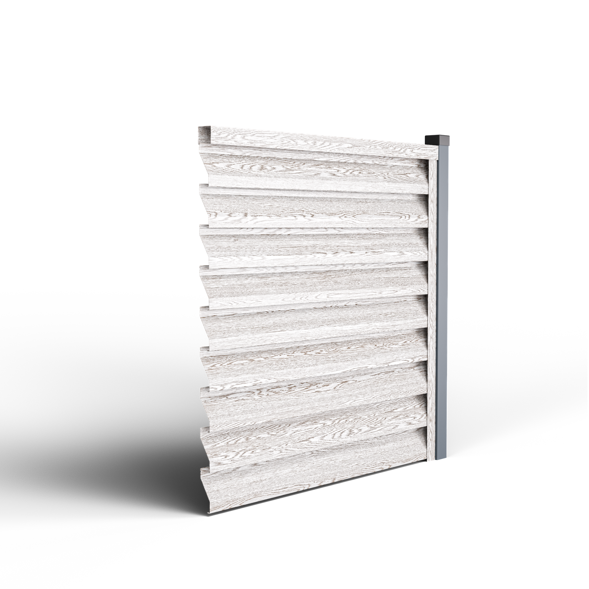 Atlas Louver Fence | White Oak