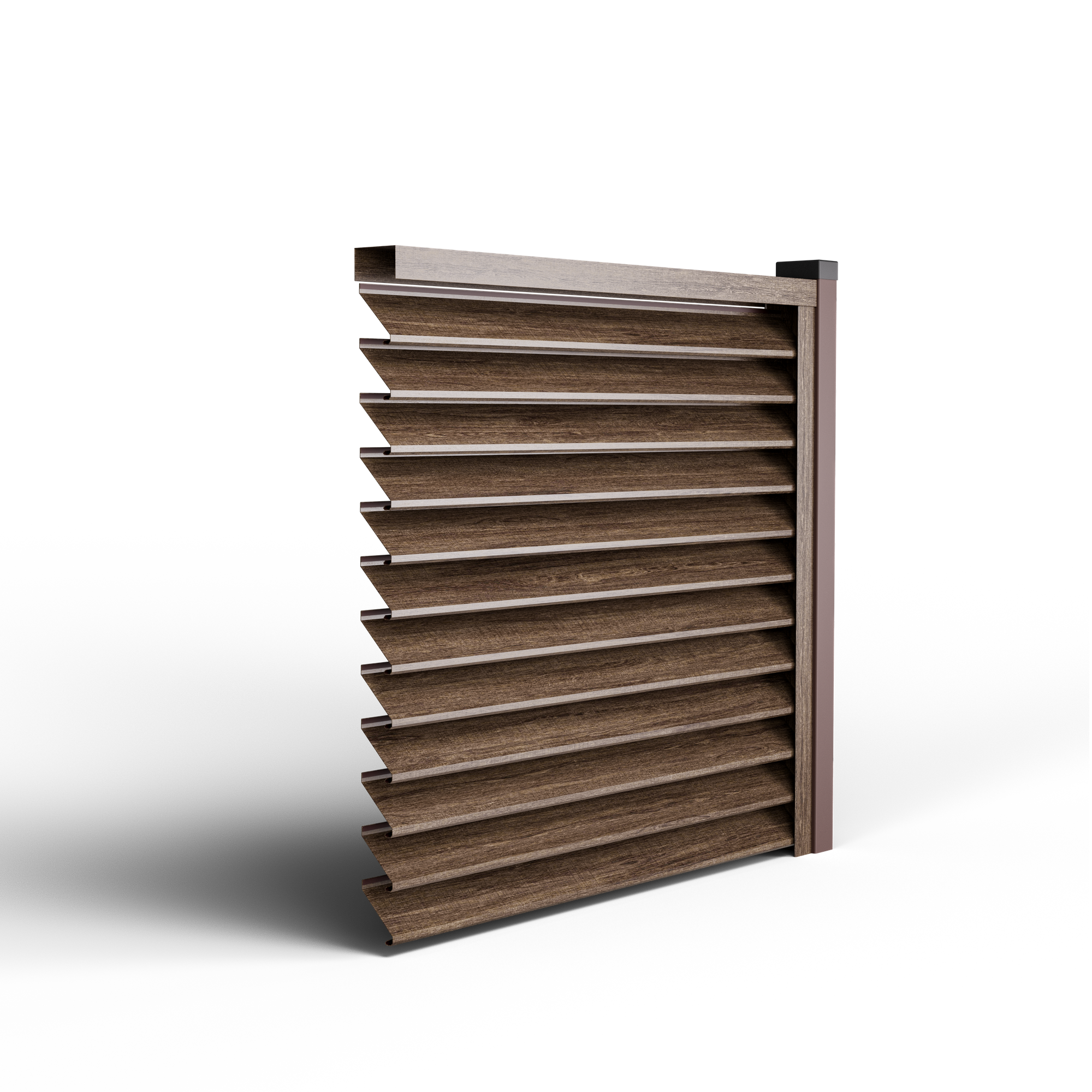 Sigma Louver Fence | Double Birch