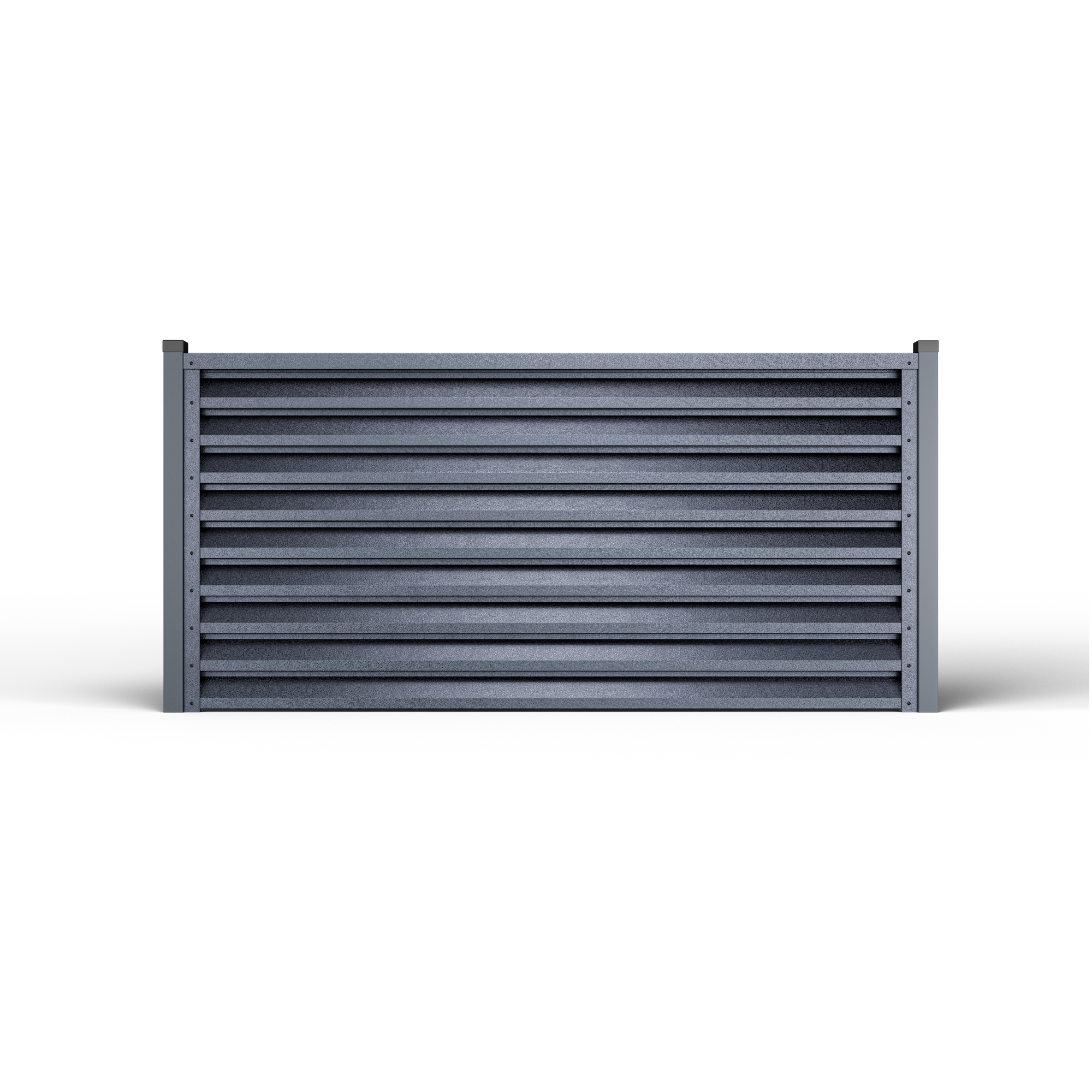 Louver Fence Atlas | Pearl Gray RAL 7024