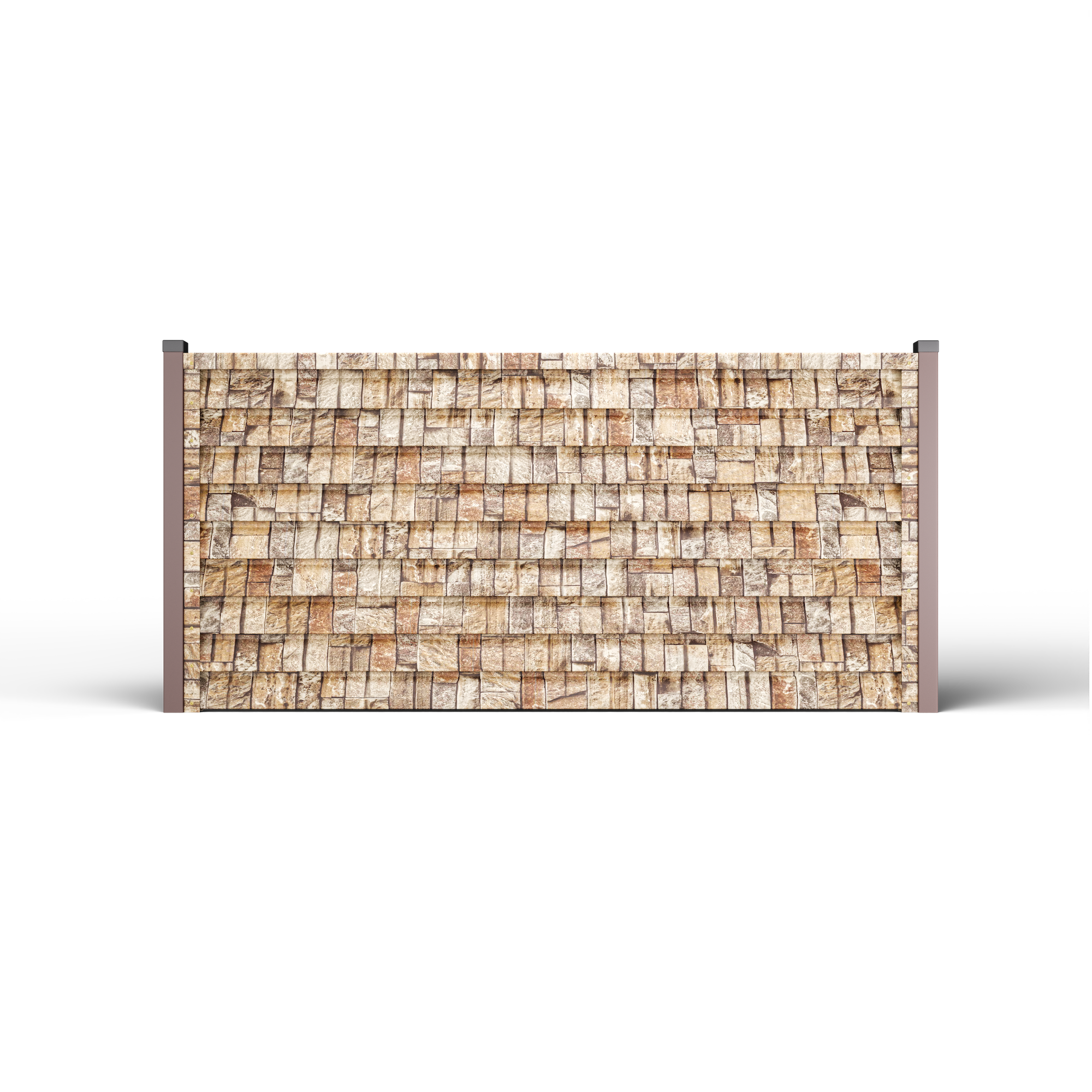 Atlas Louver Fence | Granite Wall
