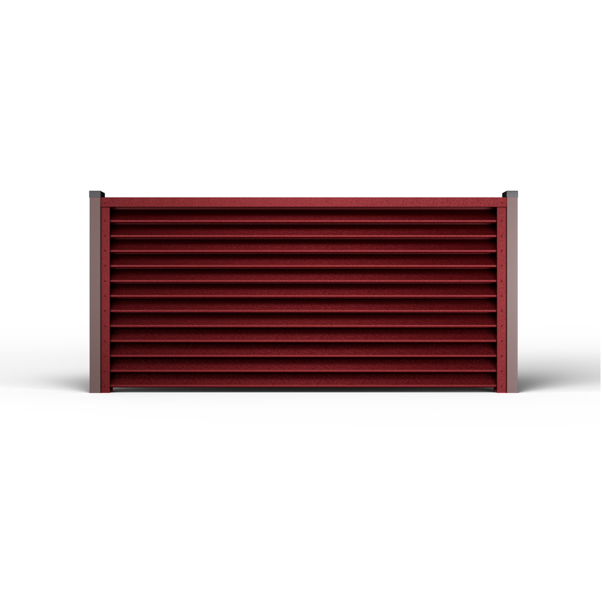 Louver Fence Sigma | RAL 3005 Cherry