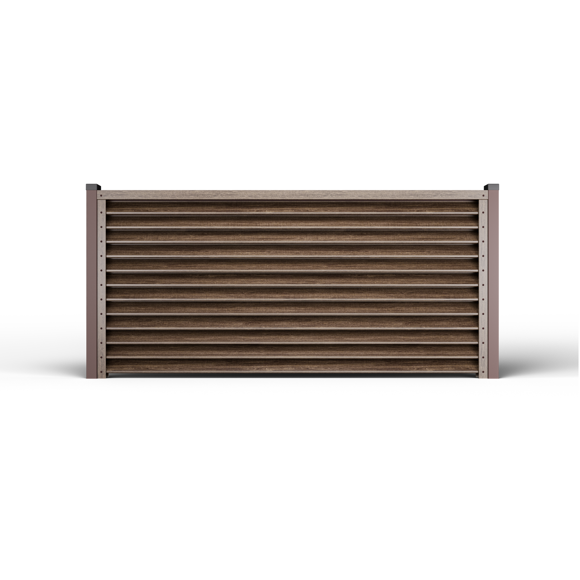 Sigma Louver Fence | Double Birch