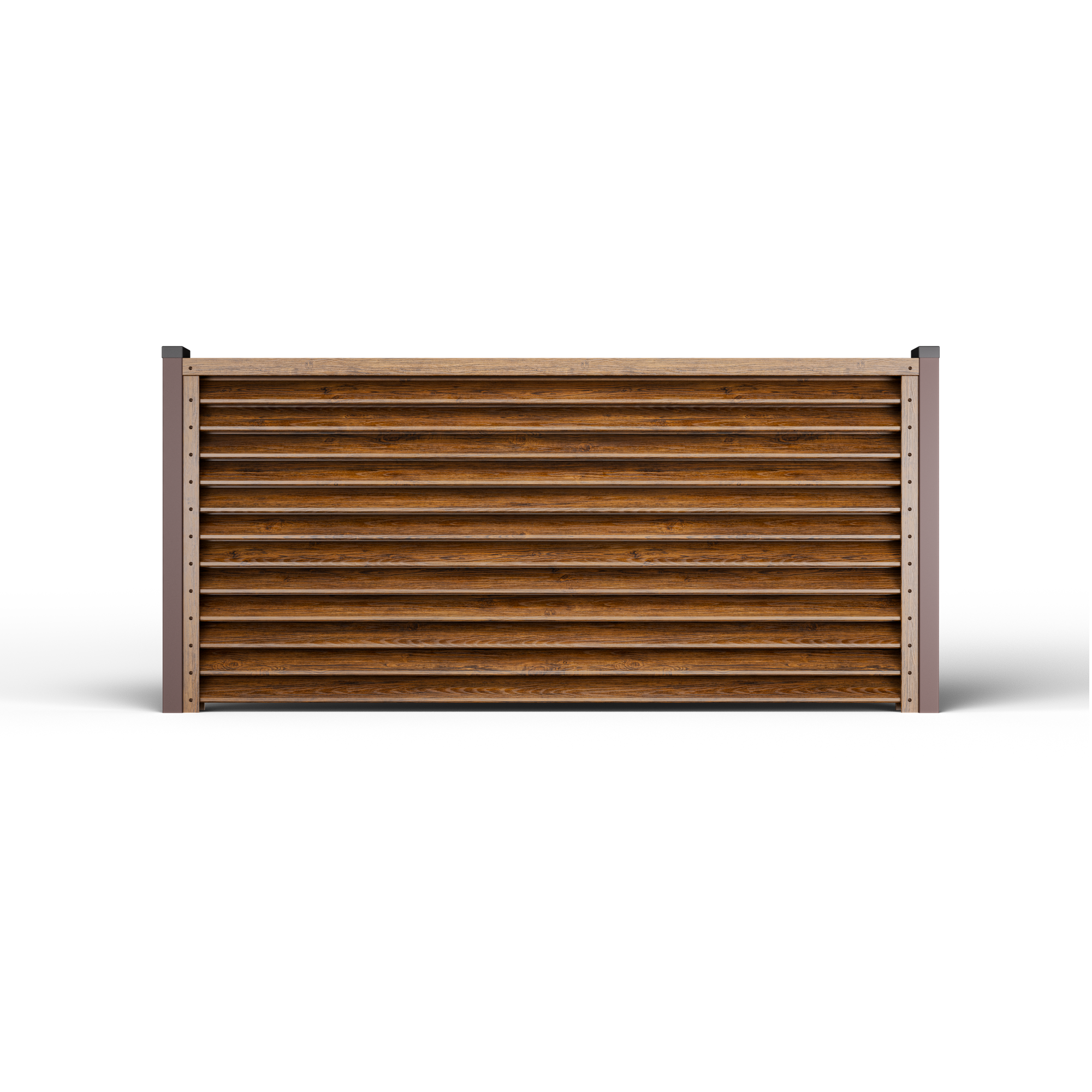 Louver Fence Sigma | Grooved Walnut