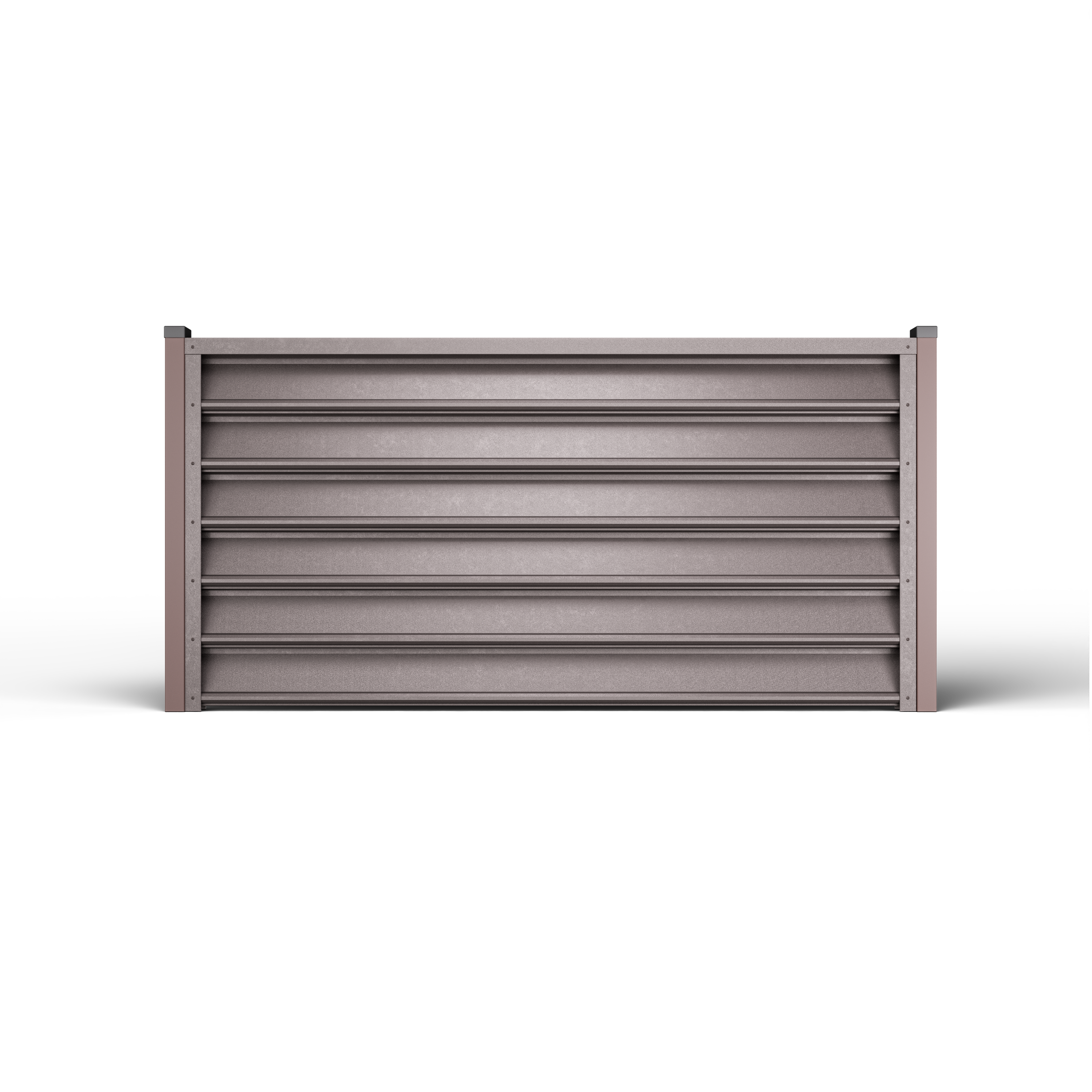 Gamma Louver Fence | Espresso Brown