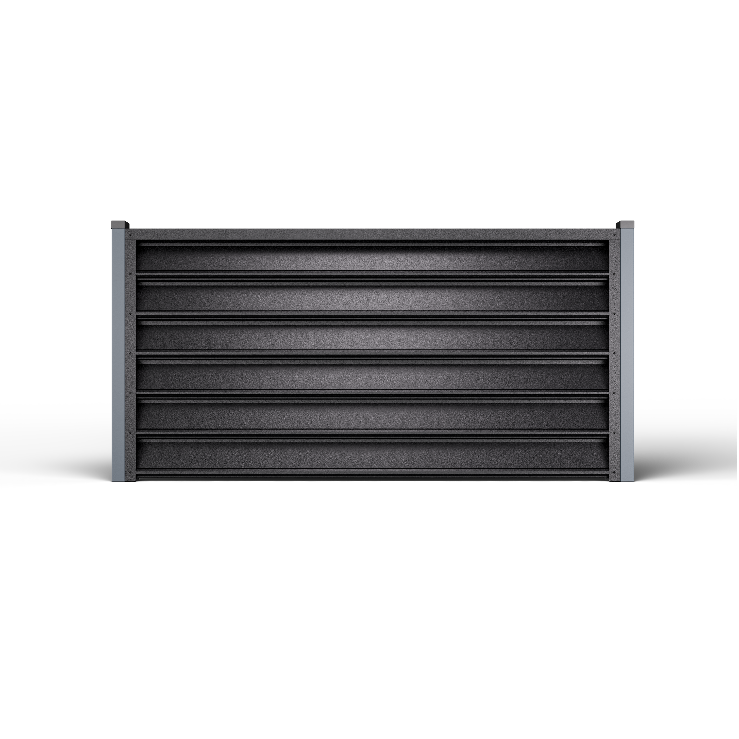 Louver Fence Gamma | Night Black