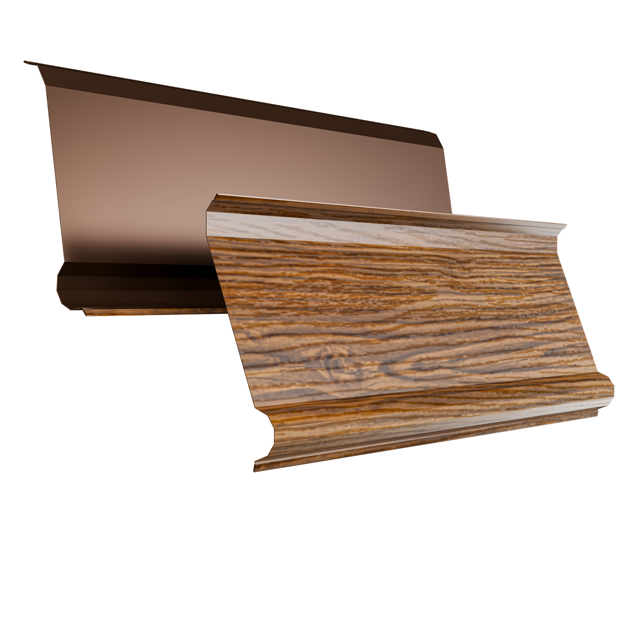 Louver Fence Gamma | Striated Walnut