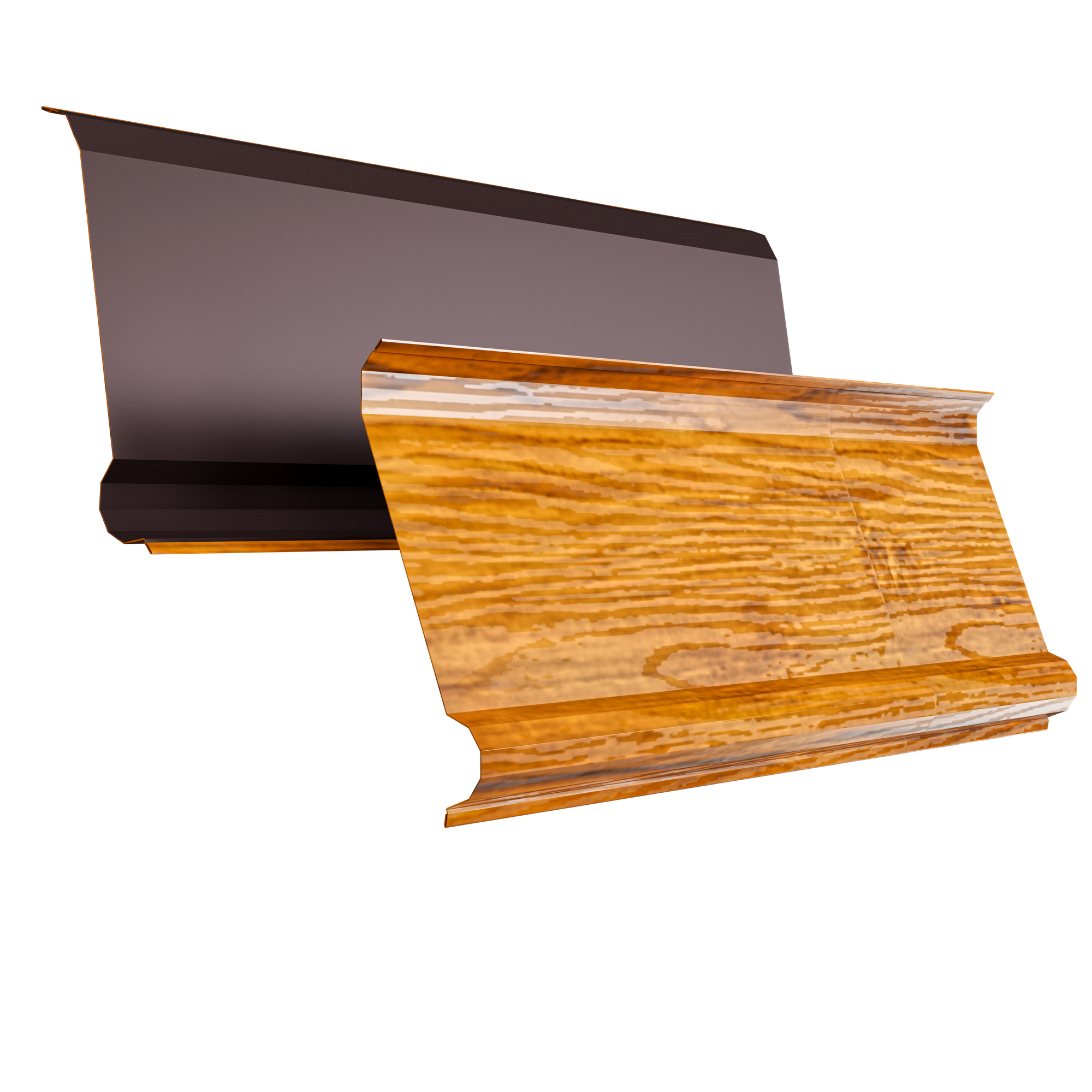 Louver Fence Gamma | Striated Oak