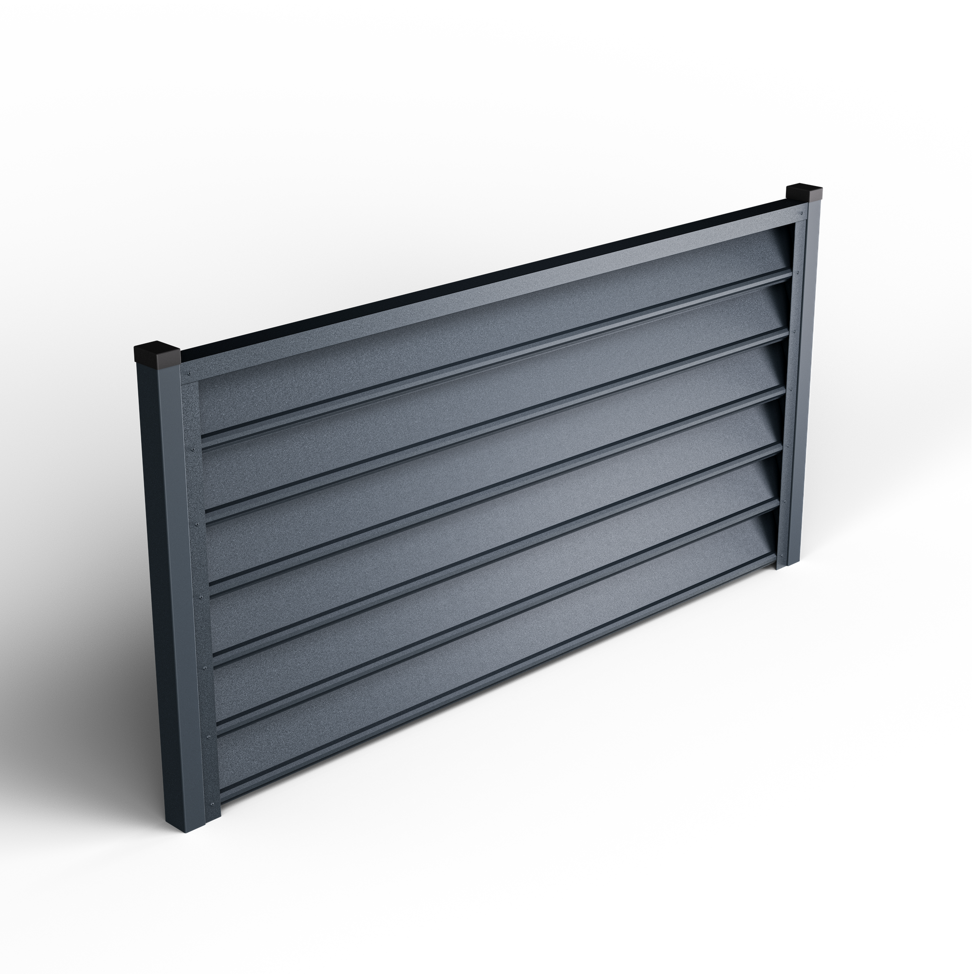 Louver Fence Gamma | Graphite Gray