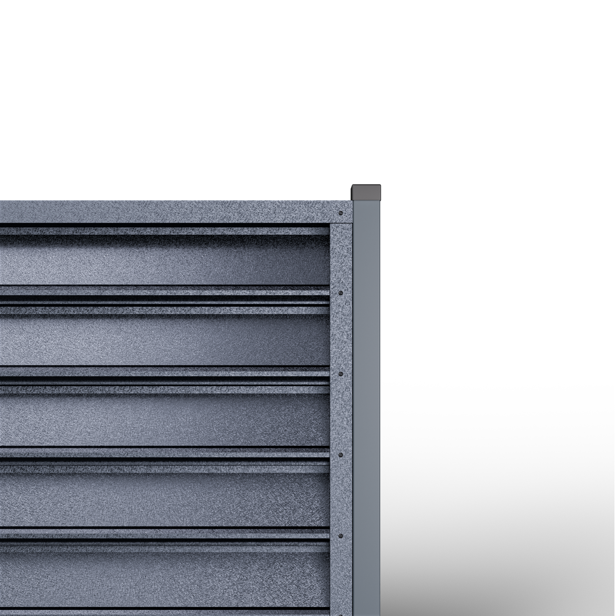 Louver Hek Gamma | Parelgrijs