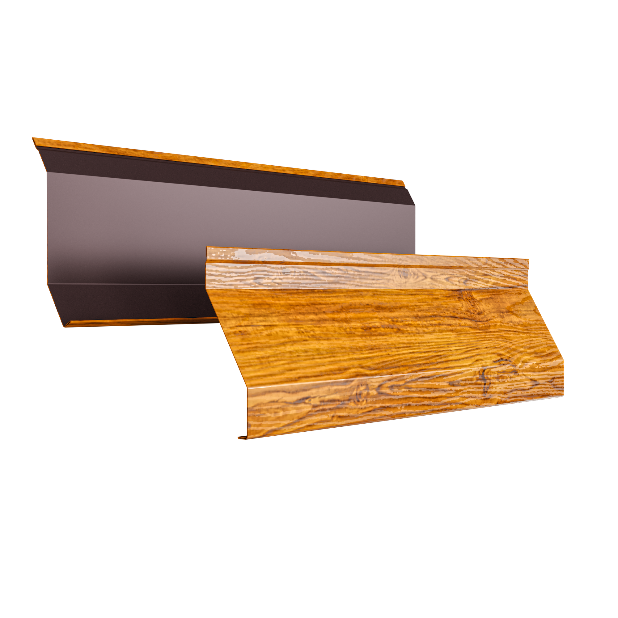 Atlas Louver Fence | Striated Oak