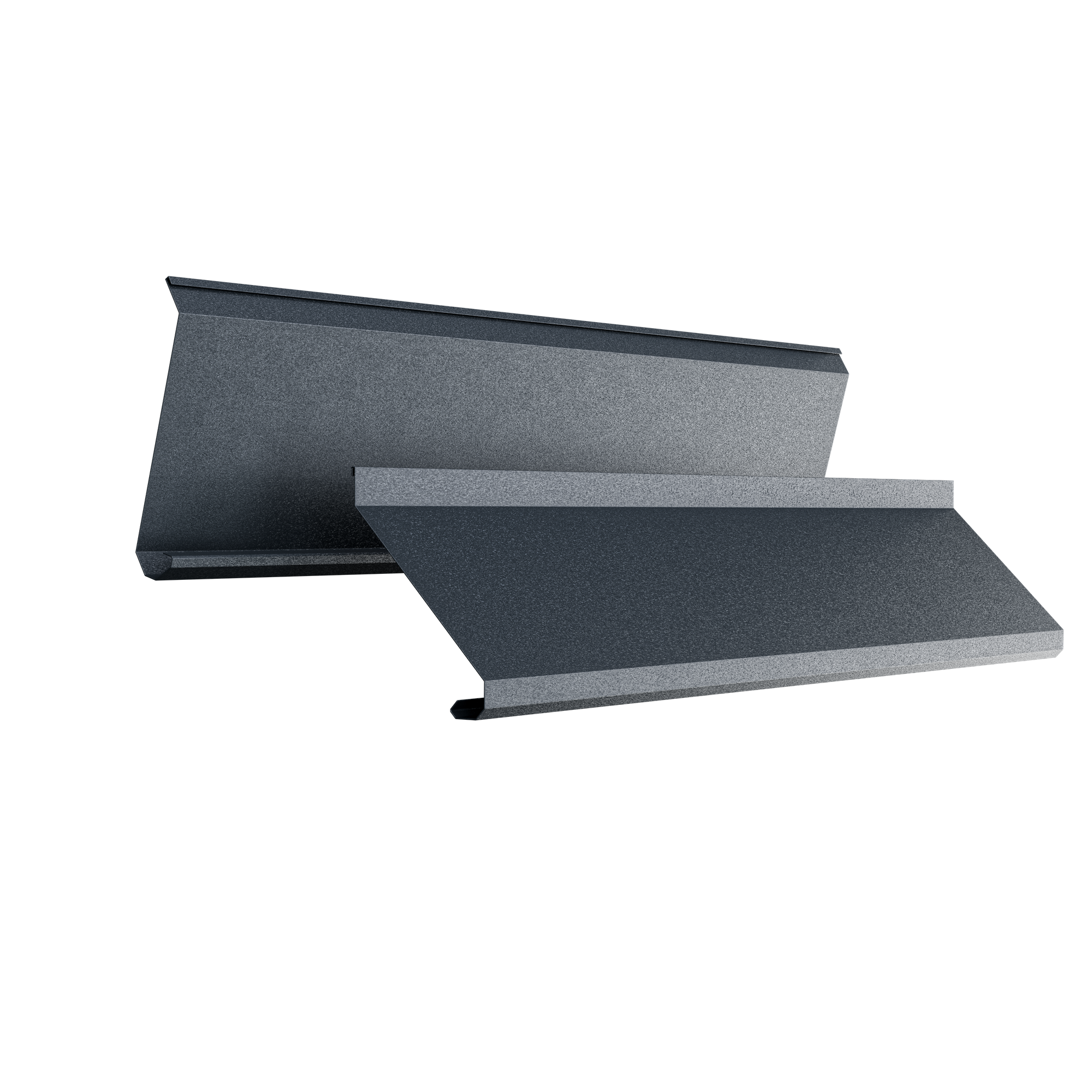 Louver Fence Sigma | Atlantic Gray Double RAL 7016