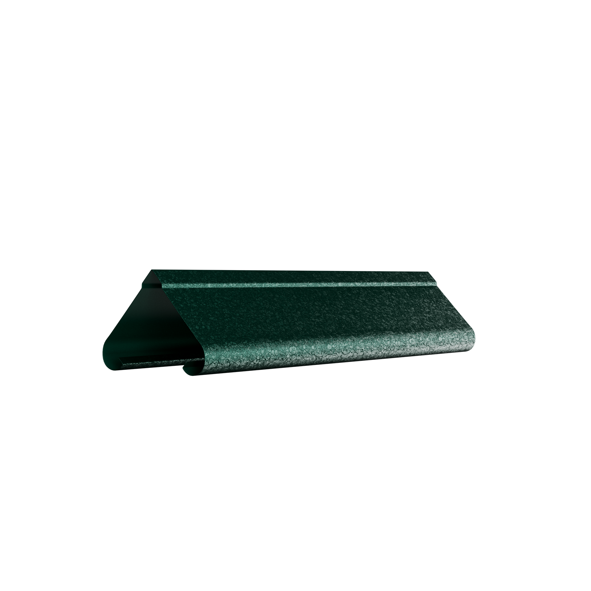 Pyramid Louver Fence | Pine Green RAL 6005