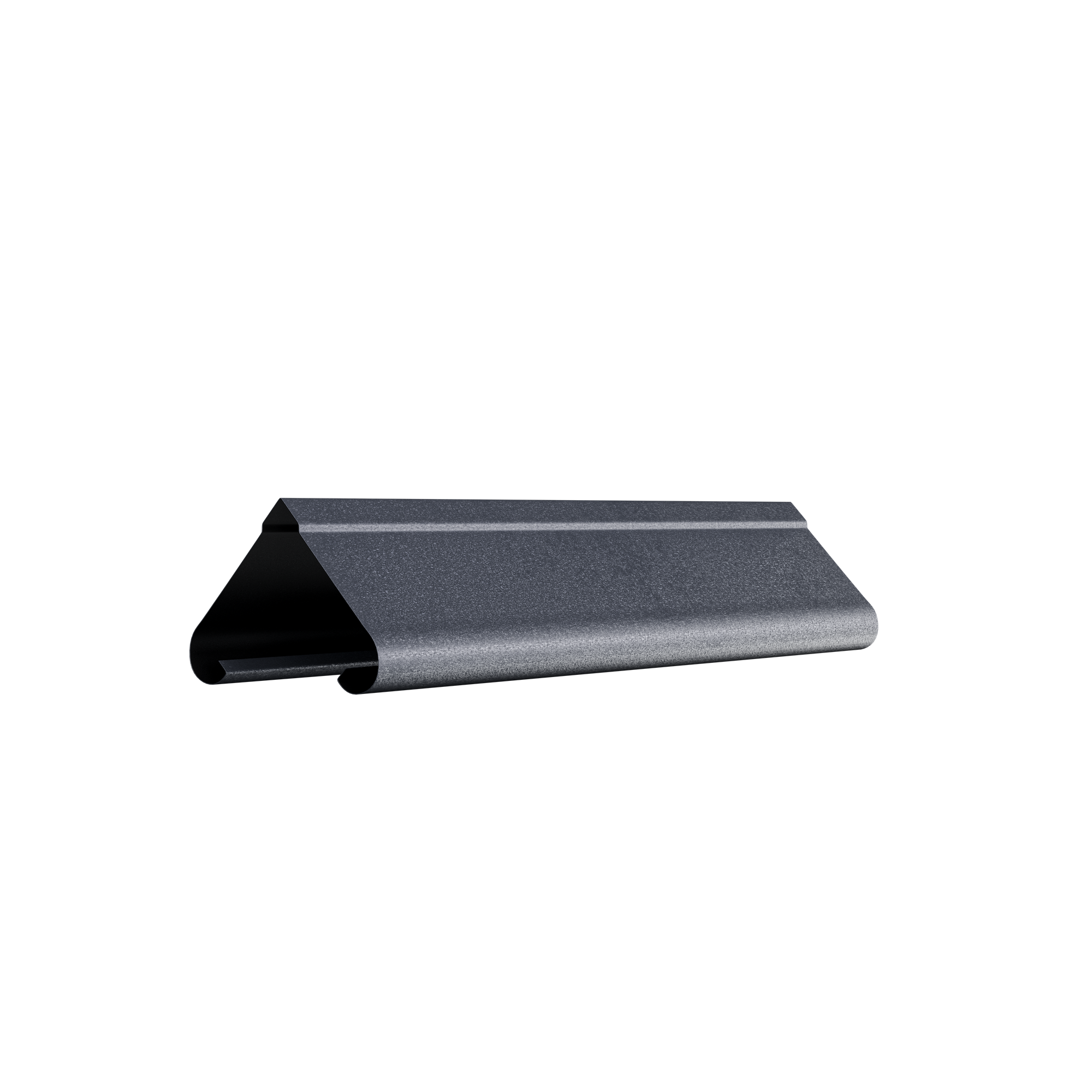 Pyramid Louver Fence | Graphite Gray RAL 7024
