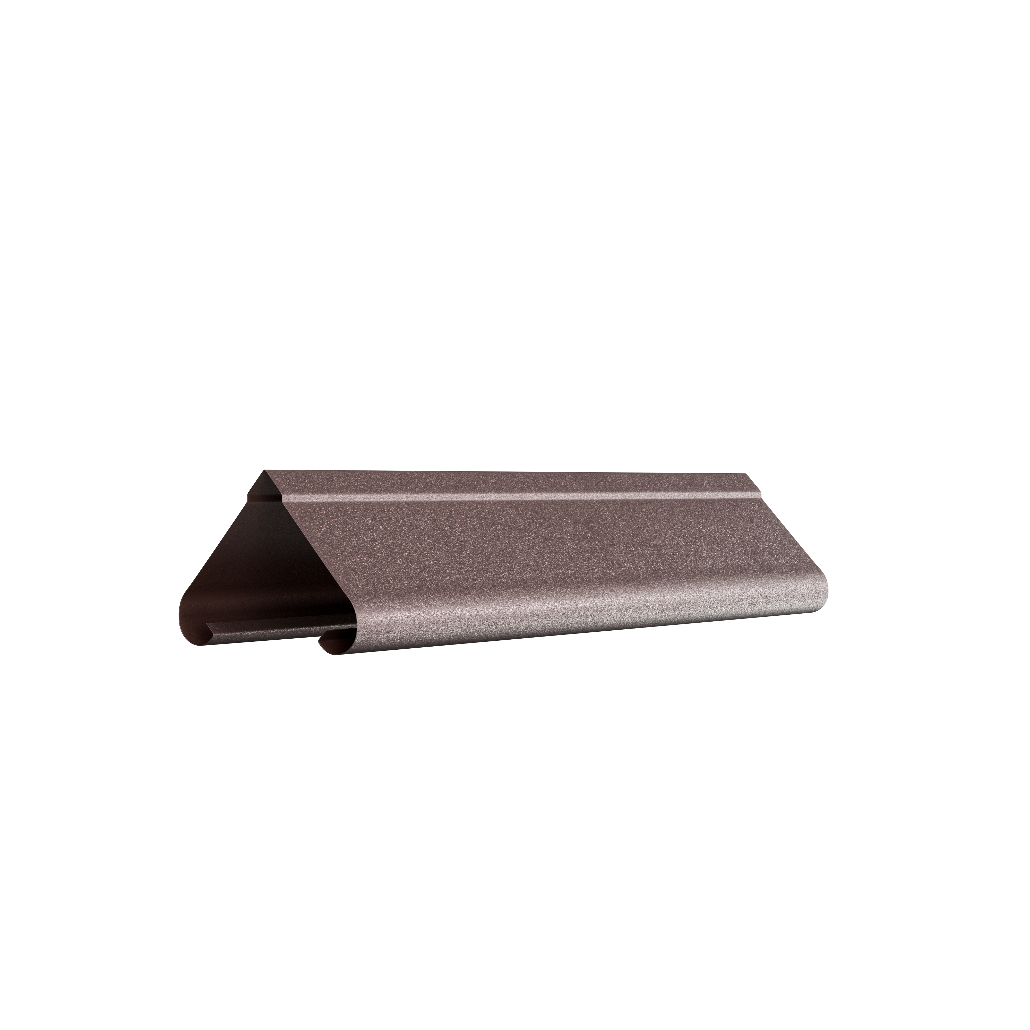 Pyramid Louver Fence | Chocolate Brown RAL 8017