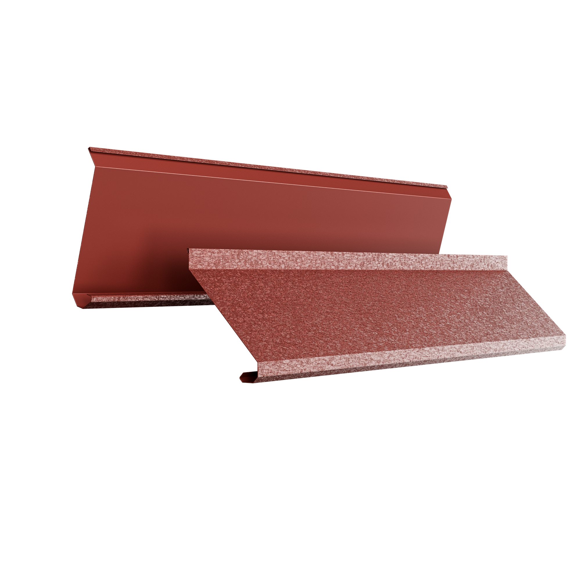 Louver Fence Sigma | Red Brick RAL 3009