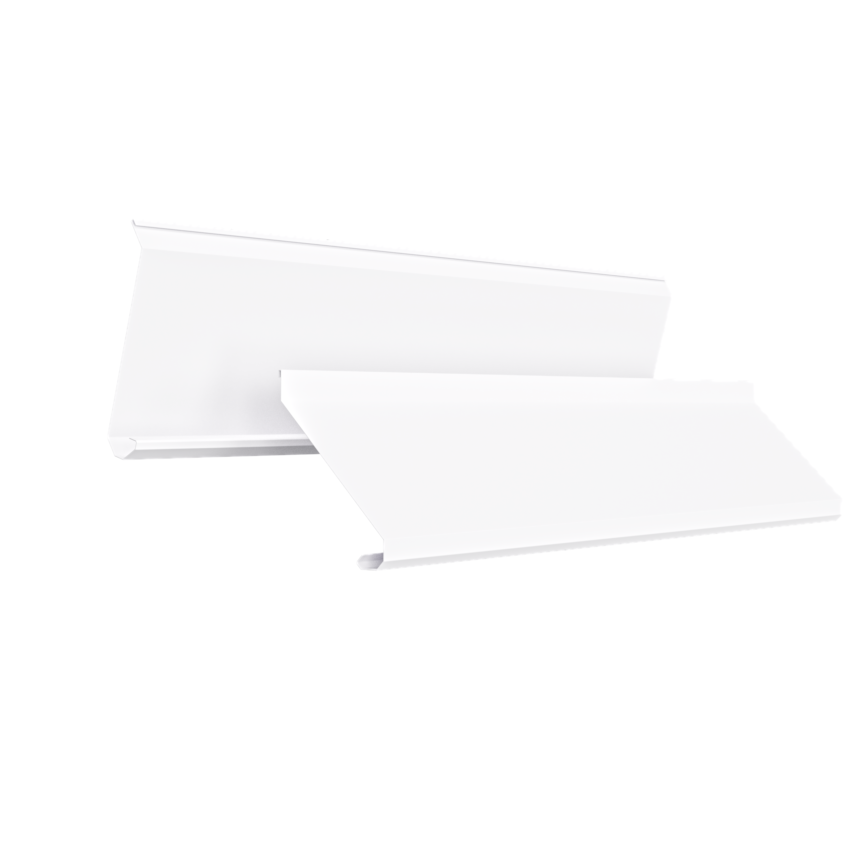 Louver Fence Sigma | Double Alpine White