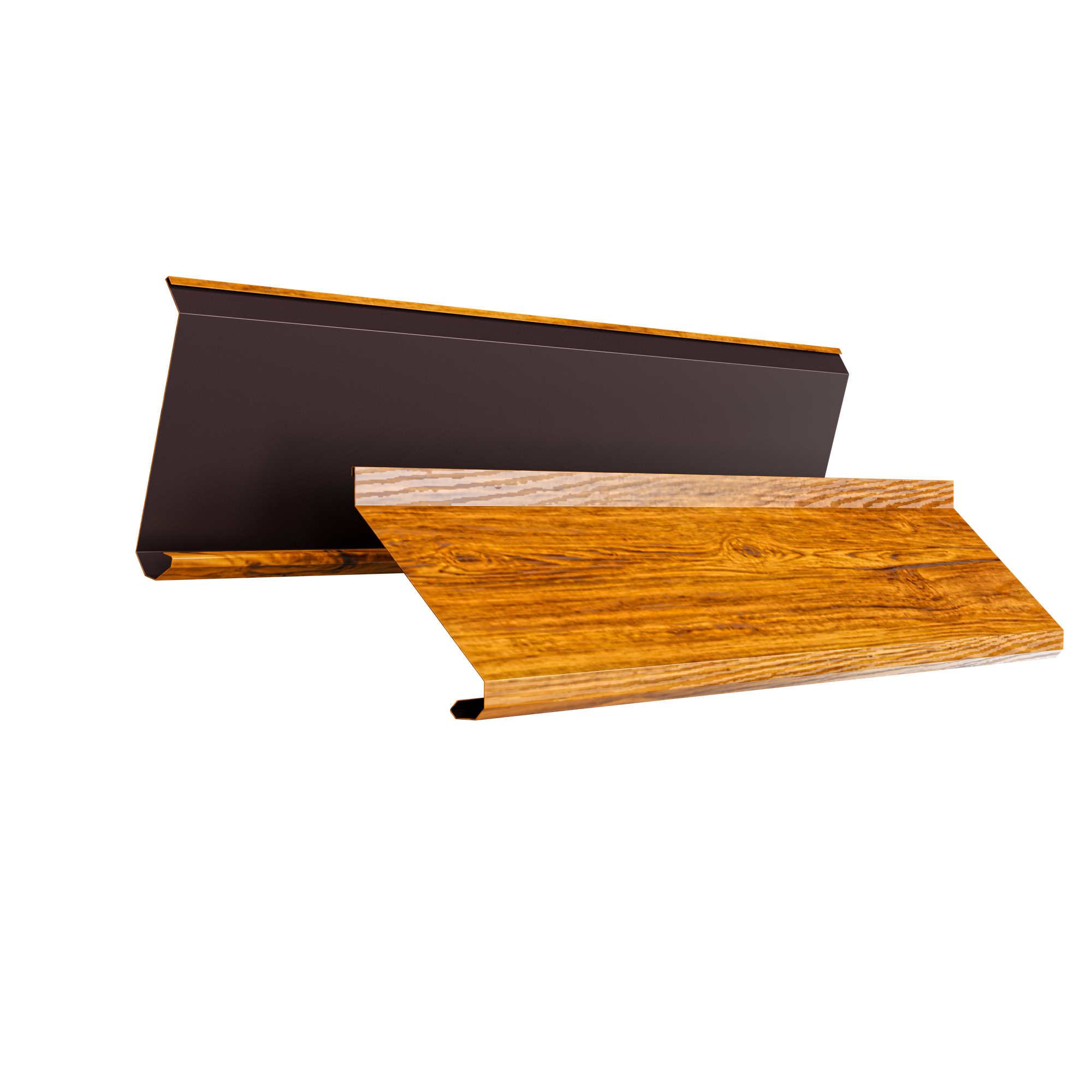 Louver Fence Sigma | Striated Oak