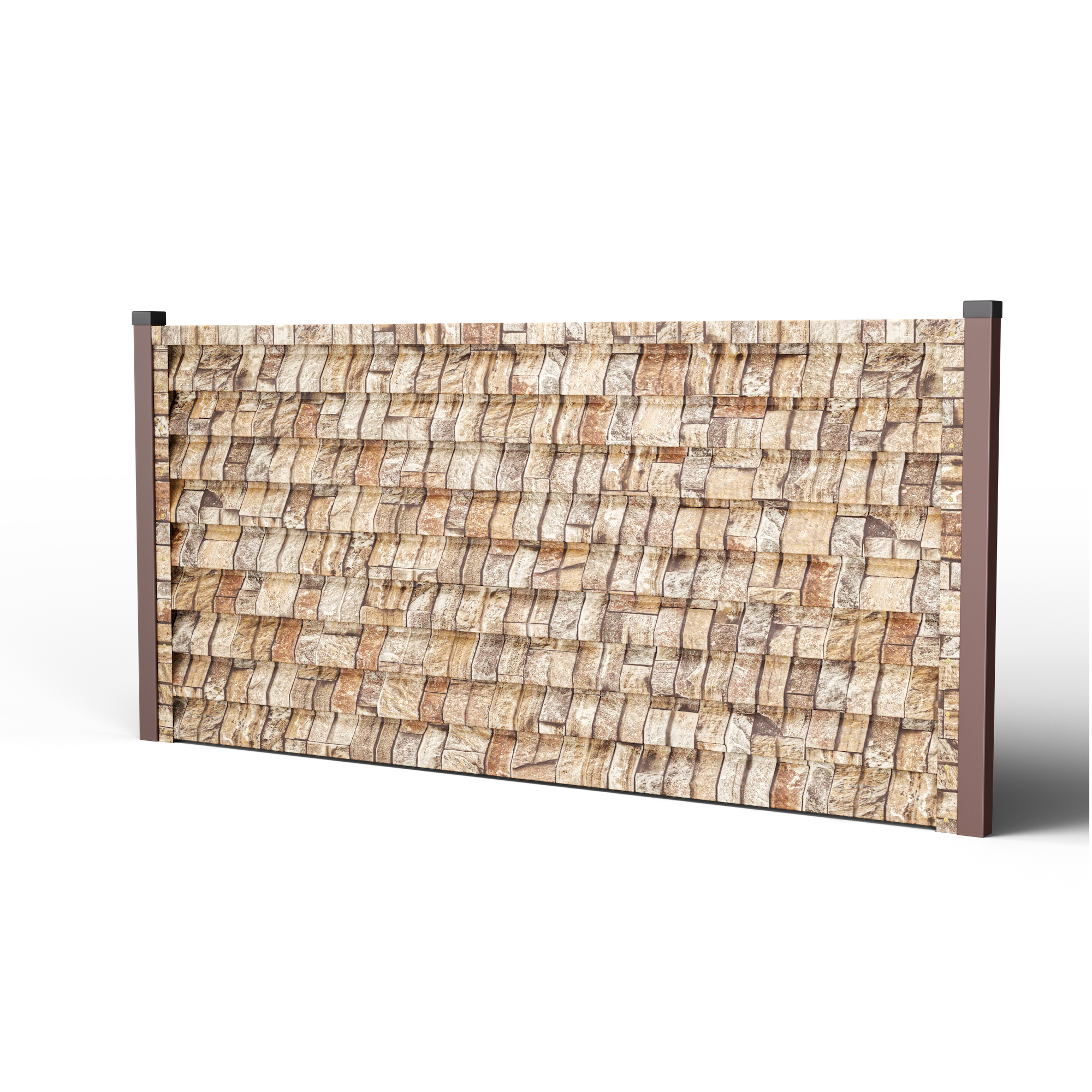 Atlas Louver Fence | Granite Wall