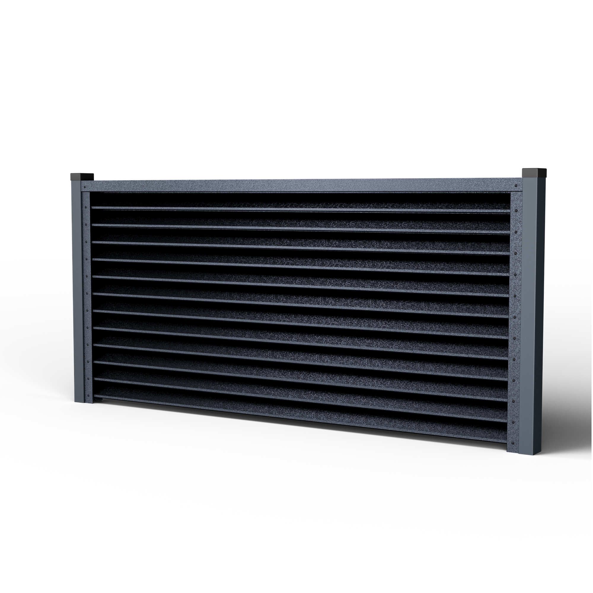 Louver Fence Sigma | Pearl Gray RAL 7024