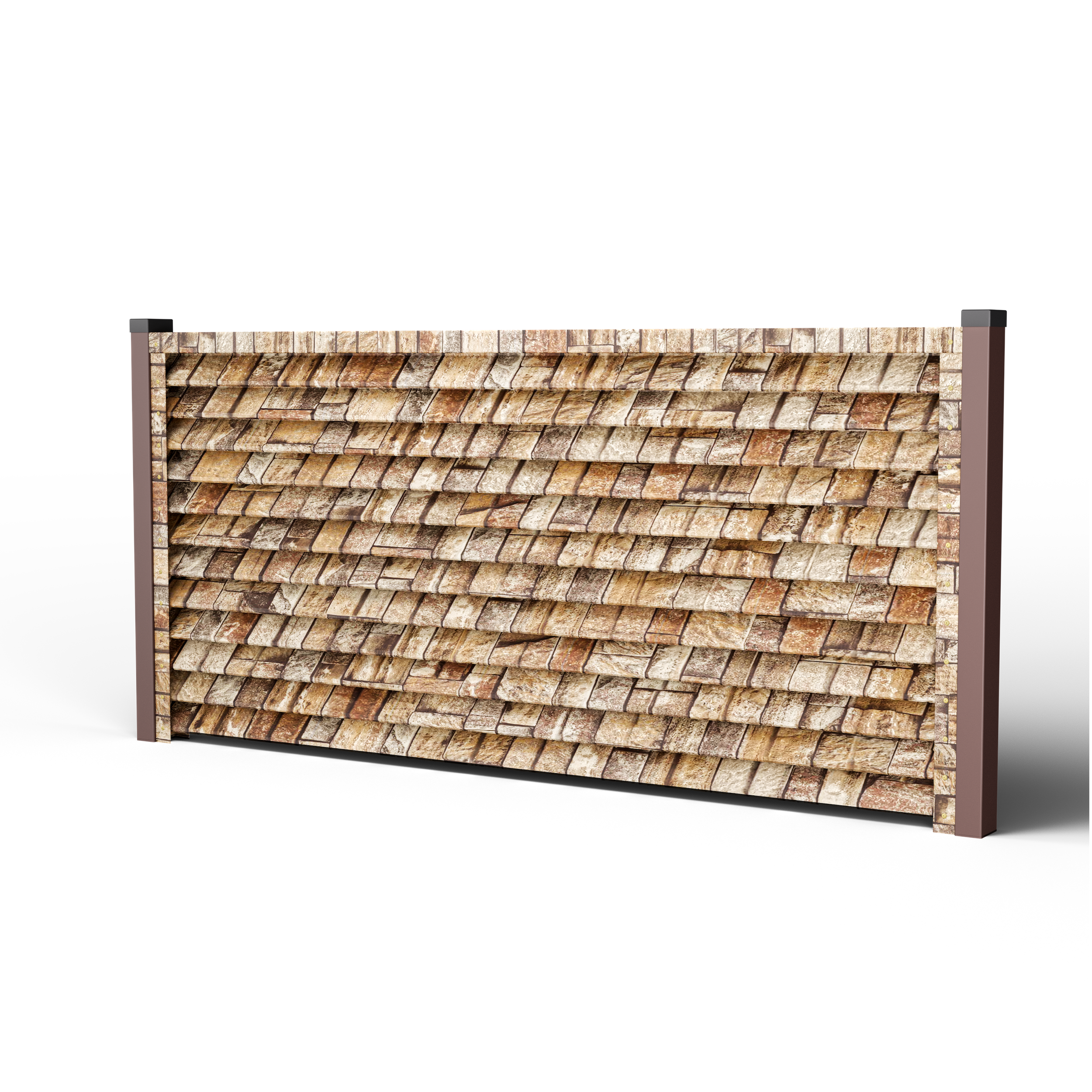 Sigma Louver Fence | Granite Wall