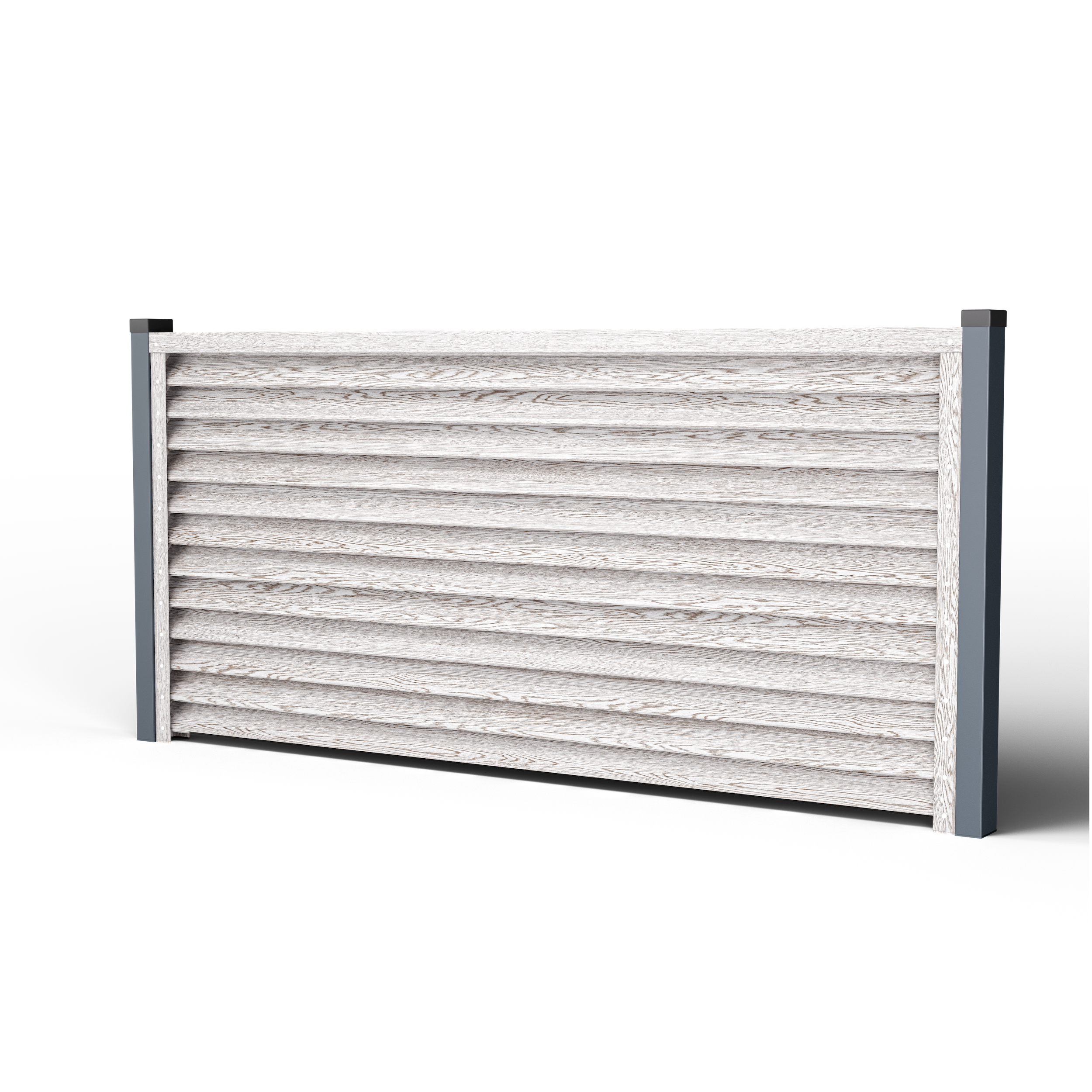 Sigma Louver Fence | White Oak