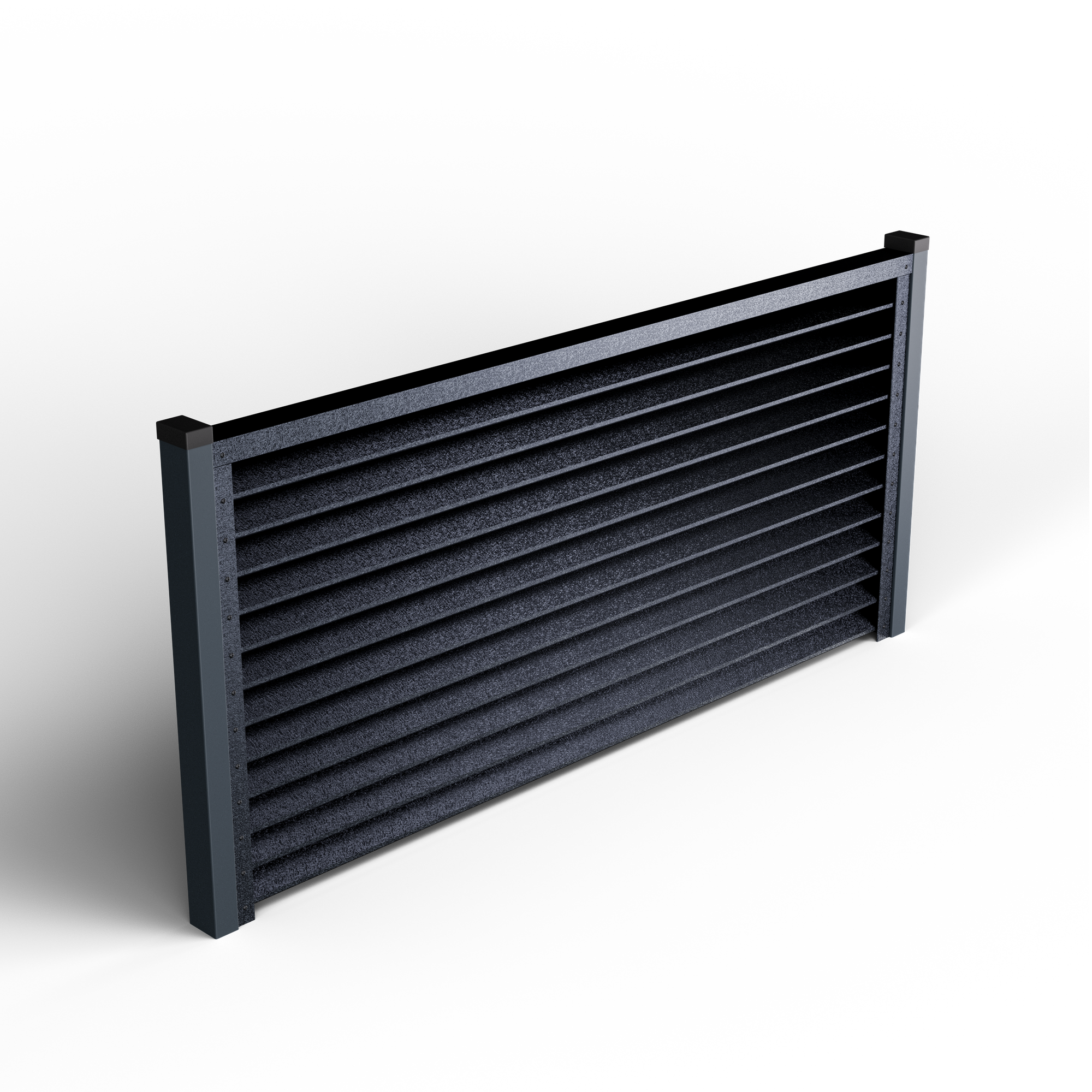 Louver Fence Sigma | Pearl Gray RAL 7024