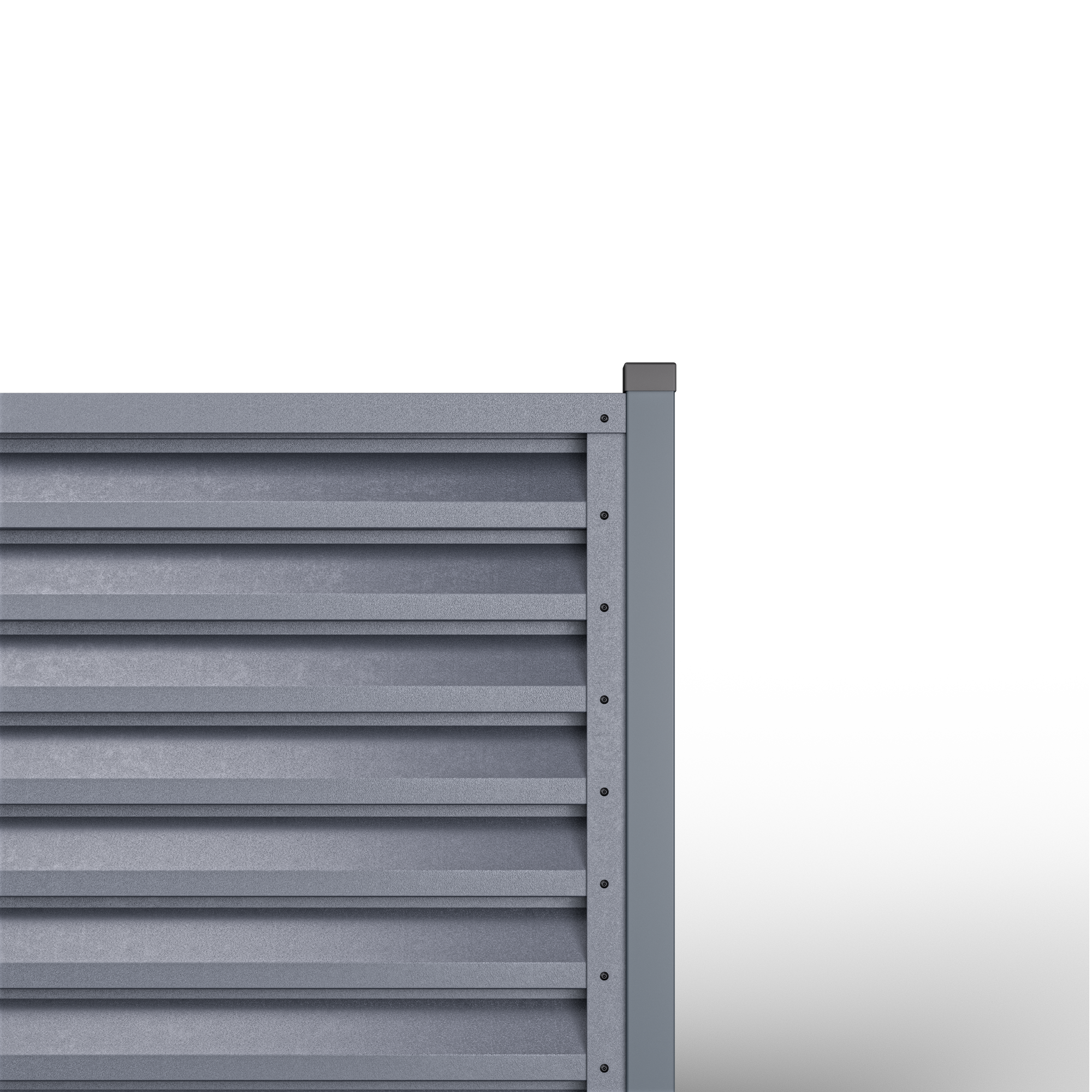 Louver Hek Atlas | Dubbel Grafietgrijs RAL 7024