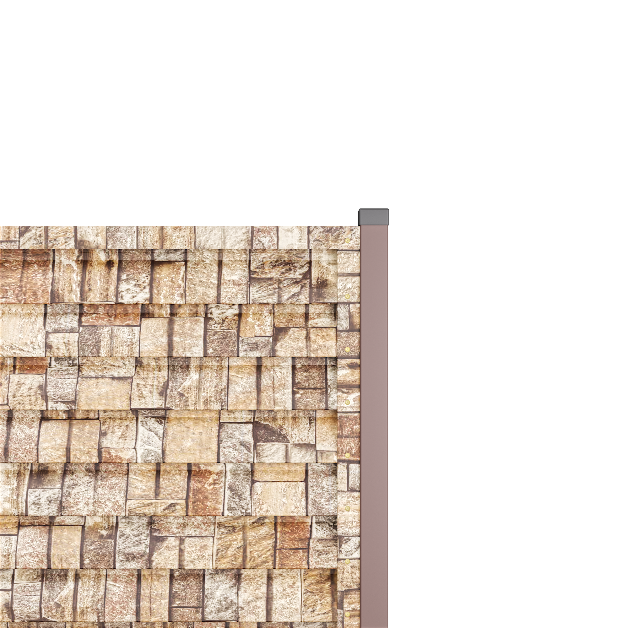 Atlas Louver Fence | Granite Wall