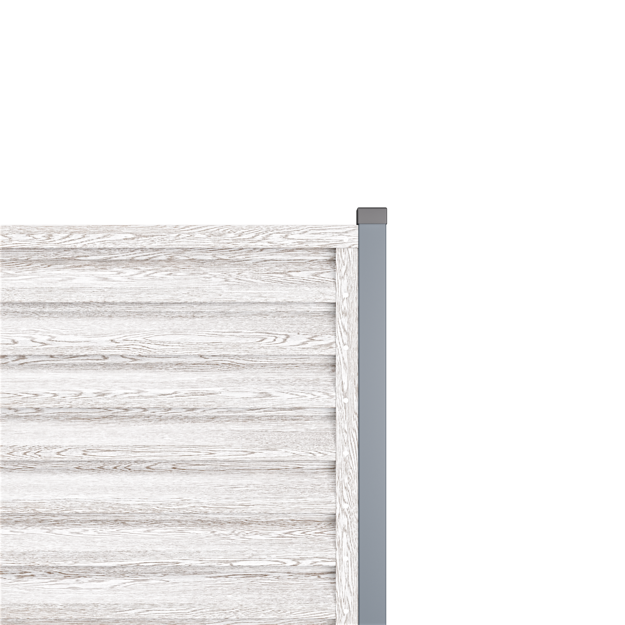 Atlas Louver Fence | White Oak