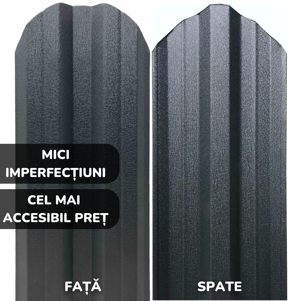 Gri Grafit Dublu | RAL 7024 (Mici Imperfecțiuni)