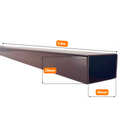 Brown Rectangular Tube