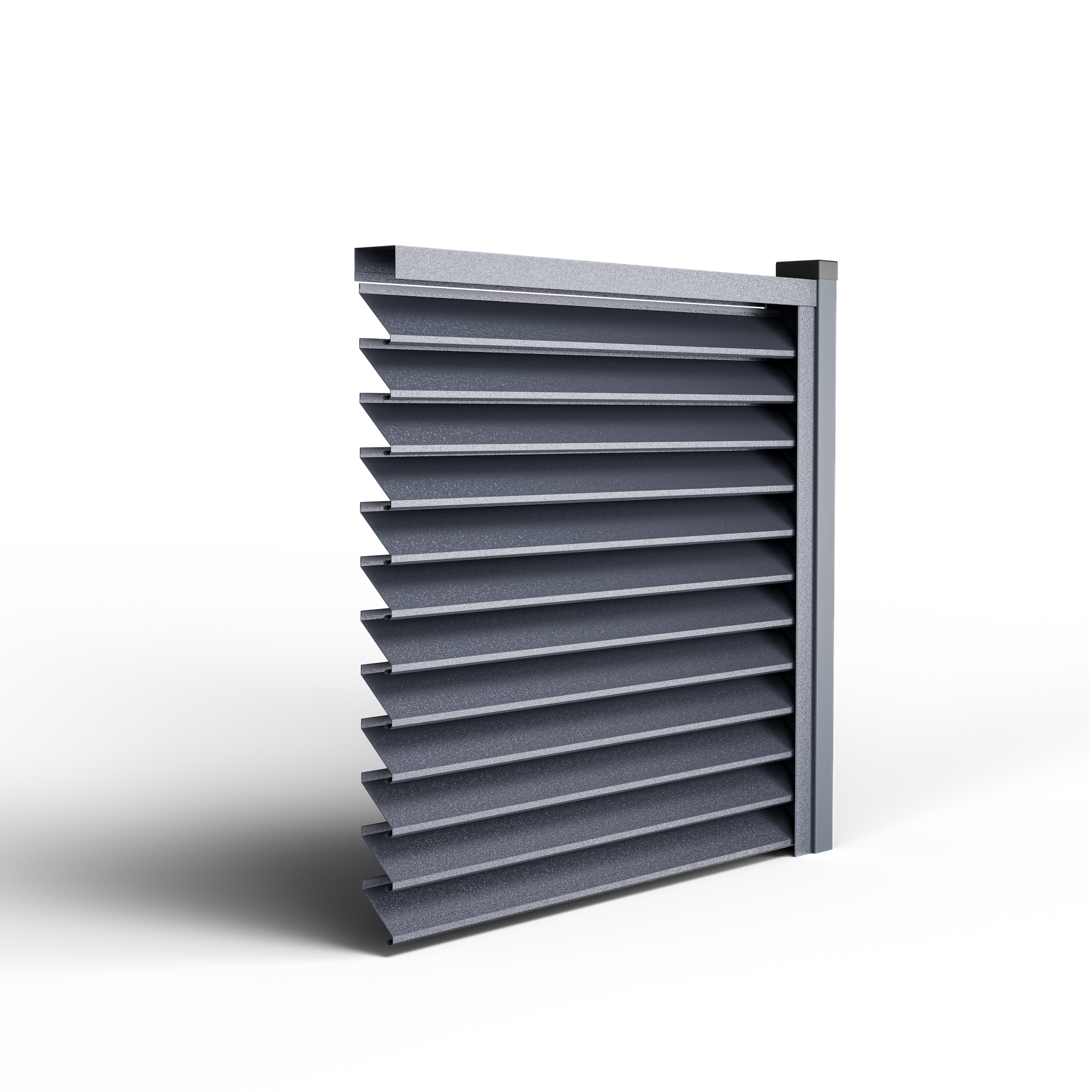 Louver Fence Sigma | Pearl Gray RAL 7024