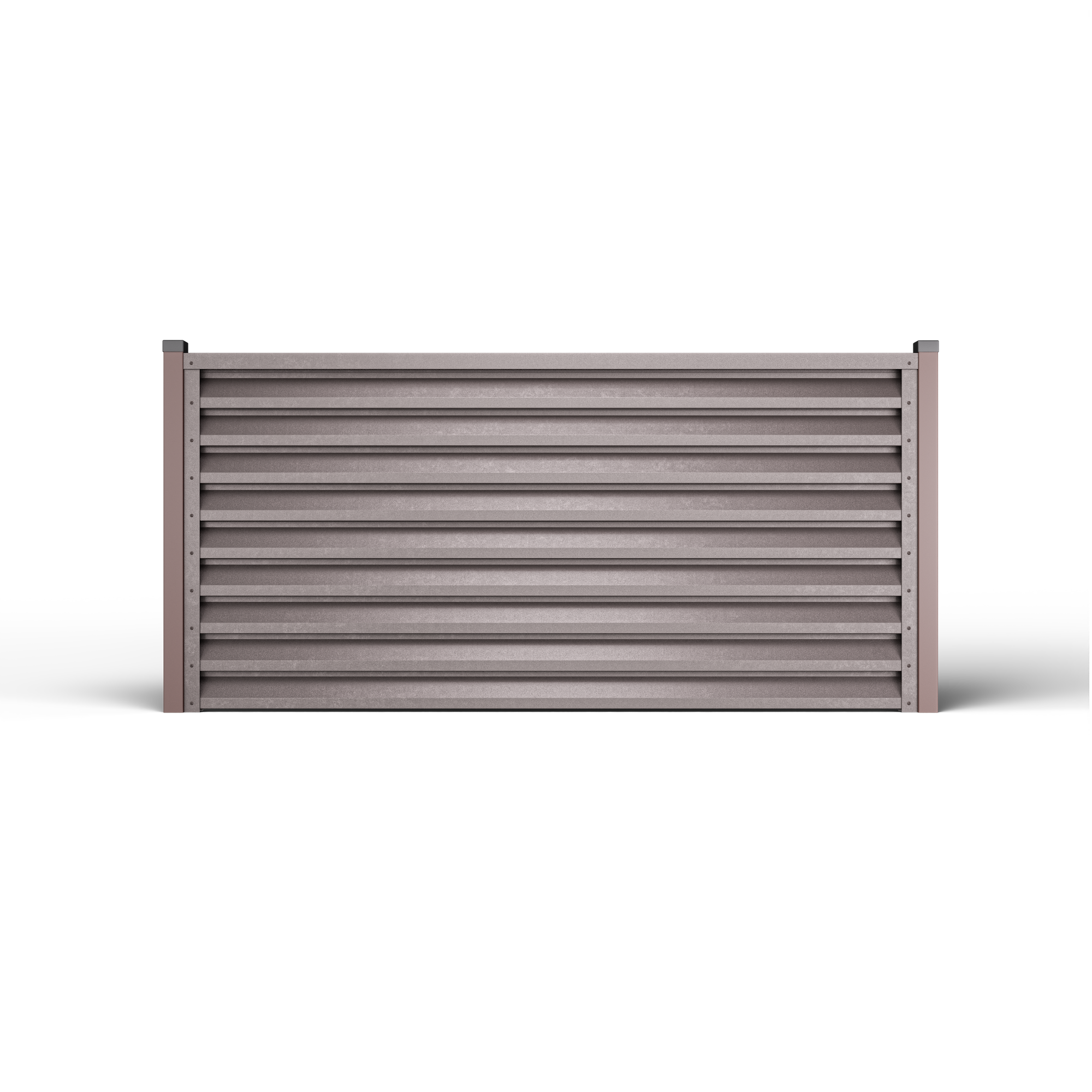 Jalousien-Zaun Atlas | Espresso Braun RAL 8019
