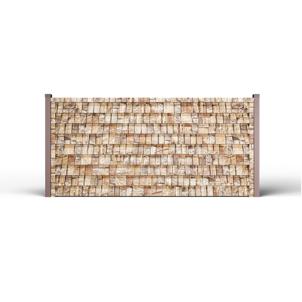 Atlas Louver Fence | Granite Wall