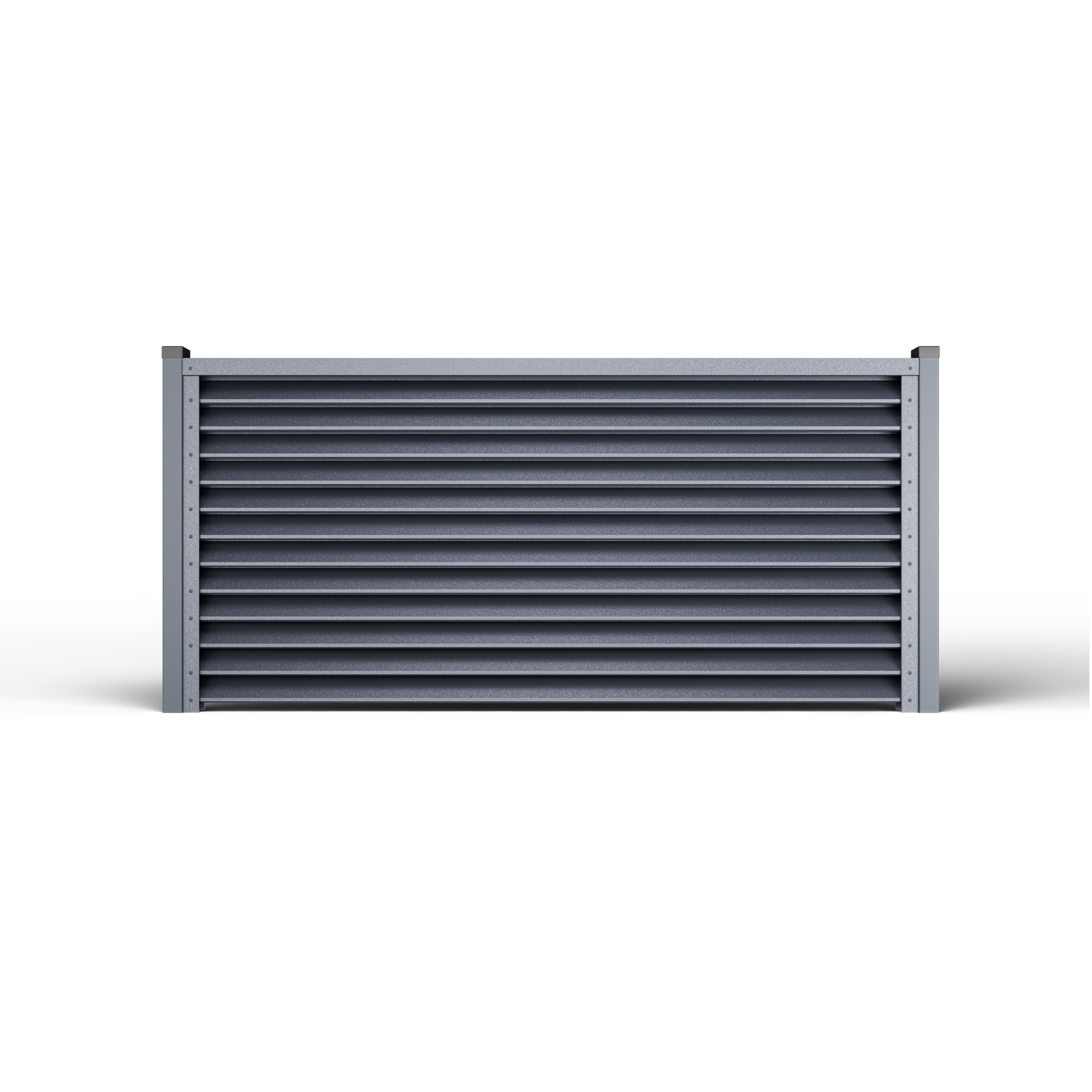 Louver Fence Sigma | Pearl Gray RAL 7024