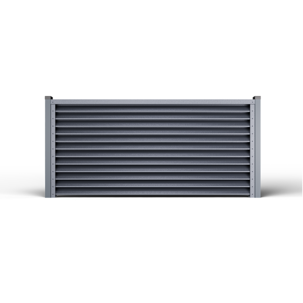 Louver Fence Sigma | Pearl Gray RAL 7024