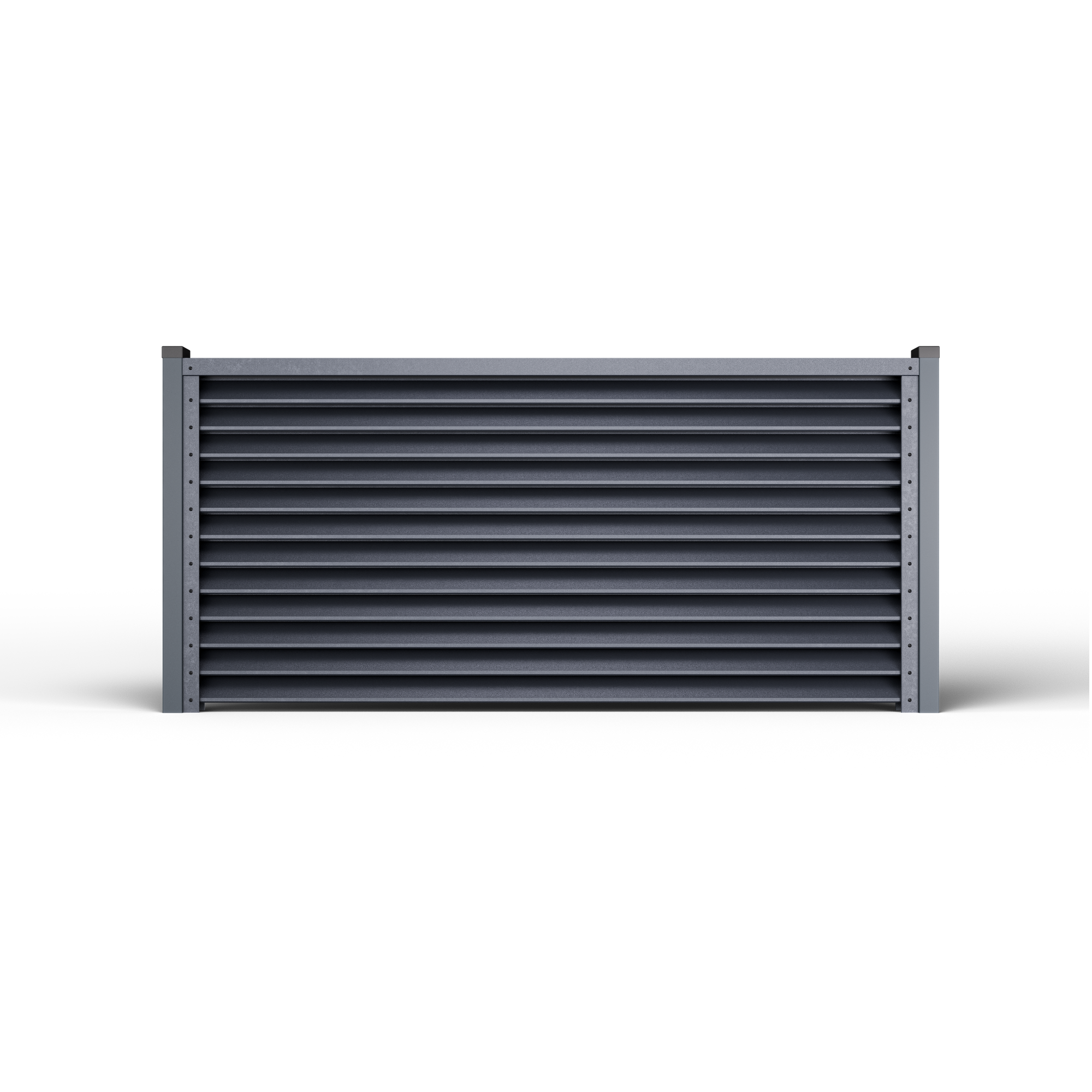 Louver Fence Sigma | Graphite Gray RAL 7024