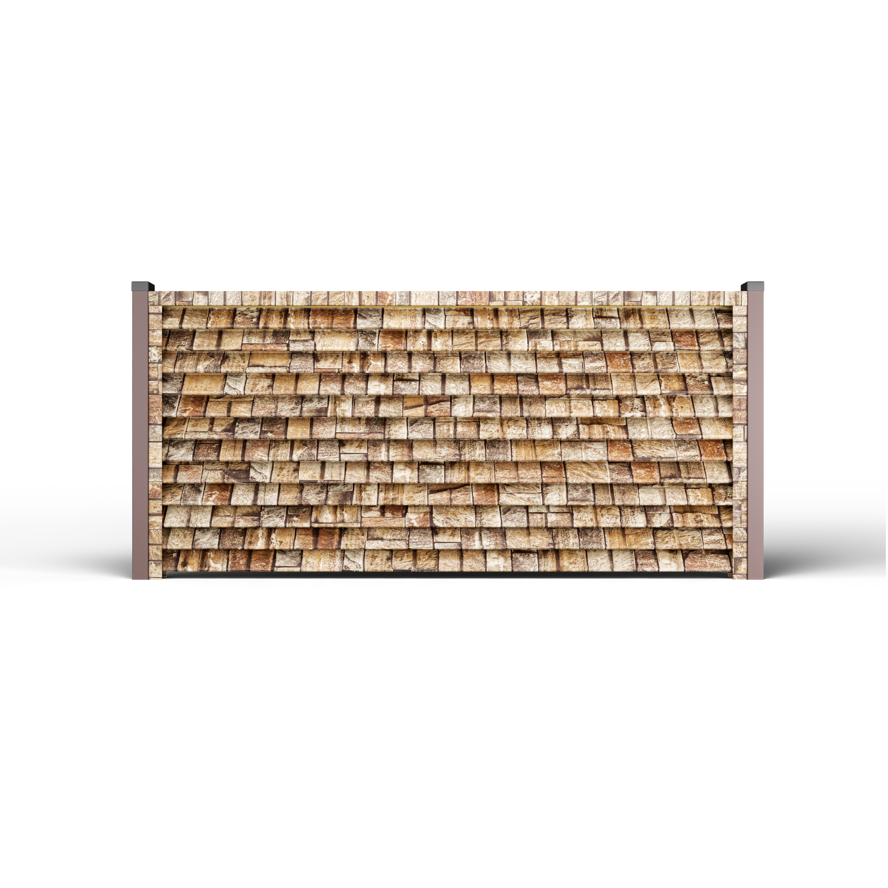 Sigma Louver Fence | Granite Wall