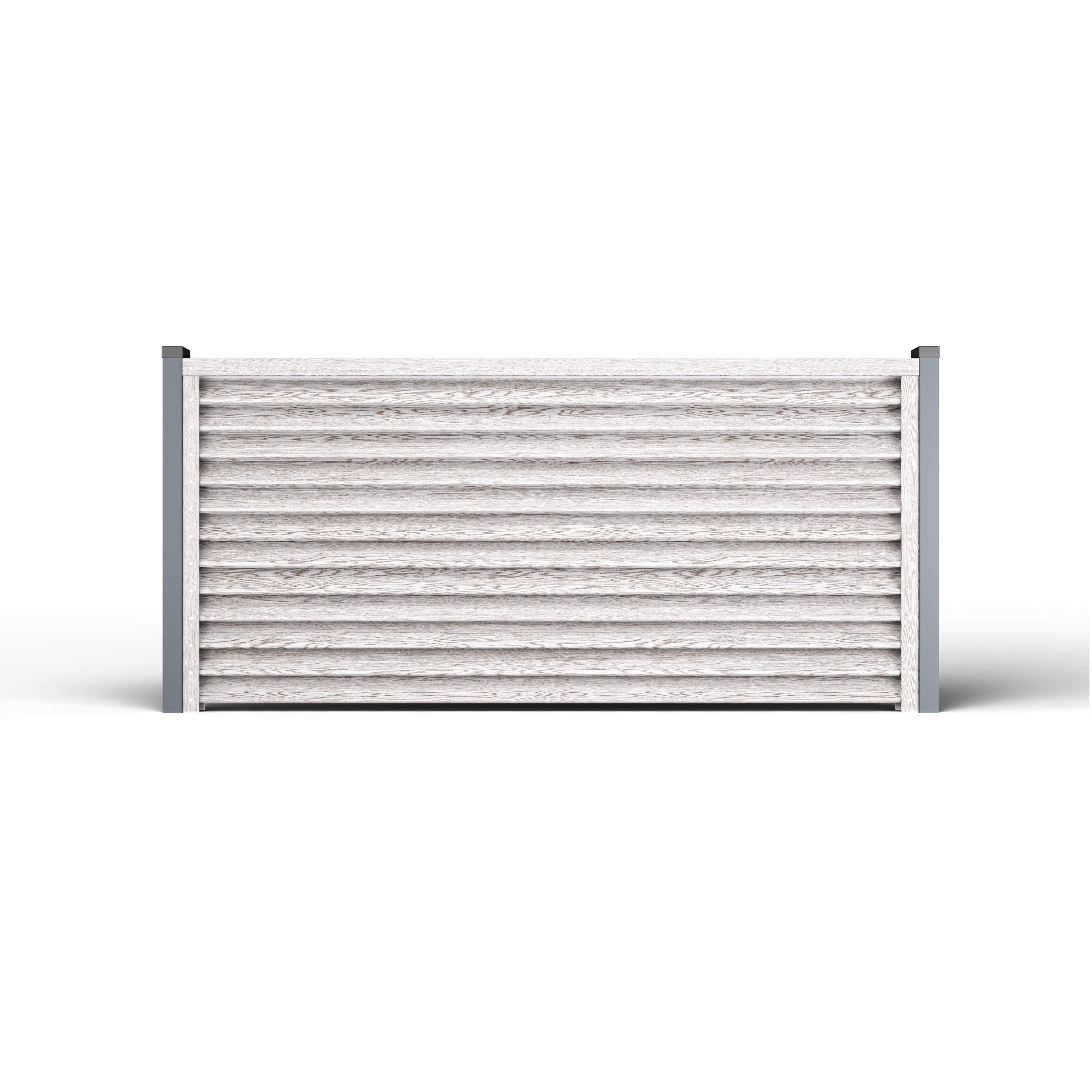 Sigma Louver Fence | White Oak