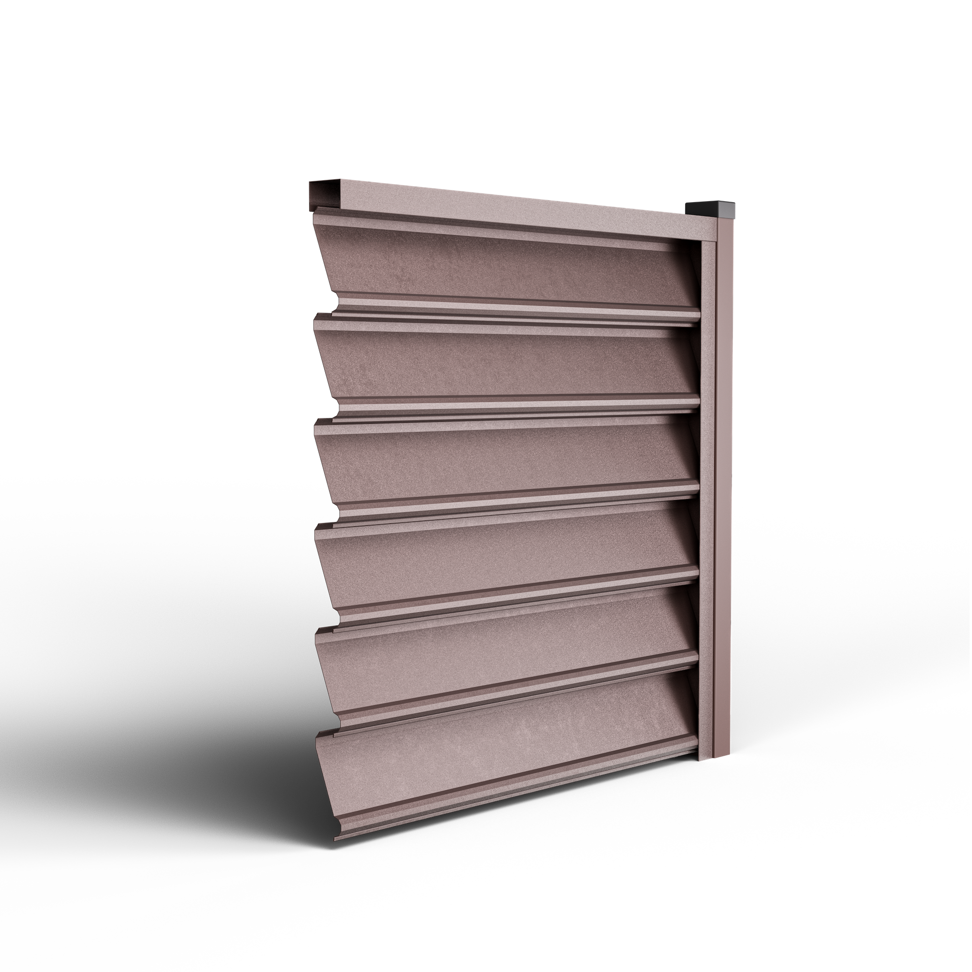 Louver Hek Gamma | Chocoladebruin